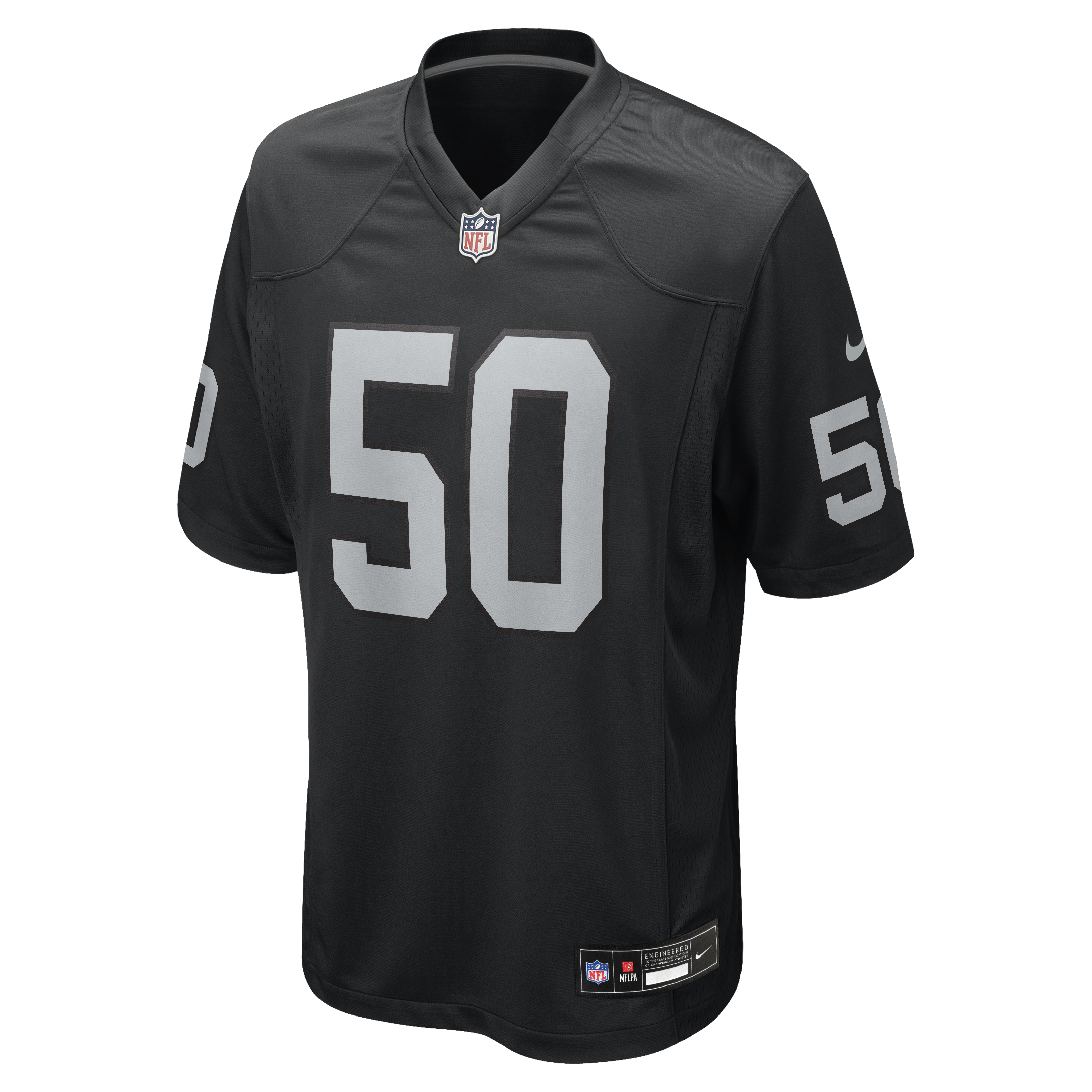 Segun Olubi Las Vegas Raiders Nike Team Game Jersey -  Black