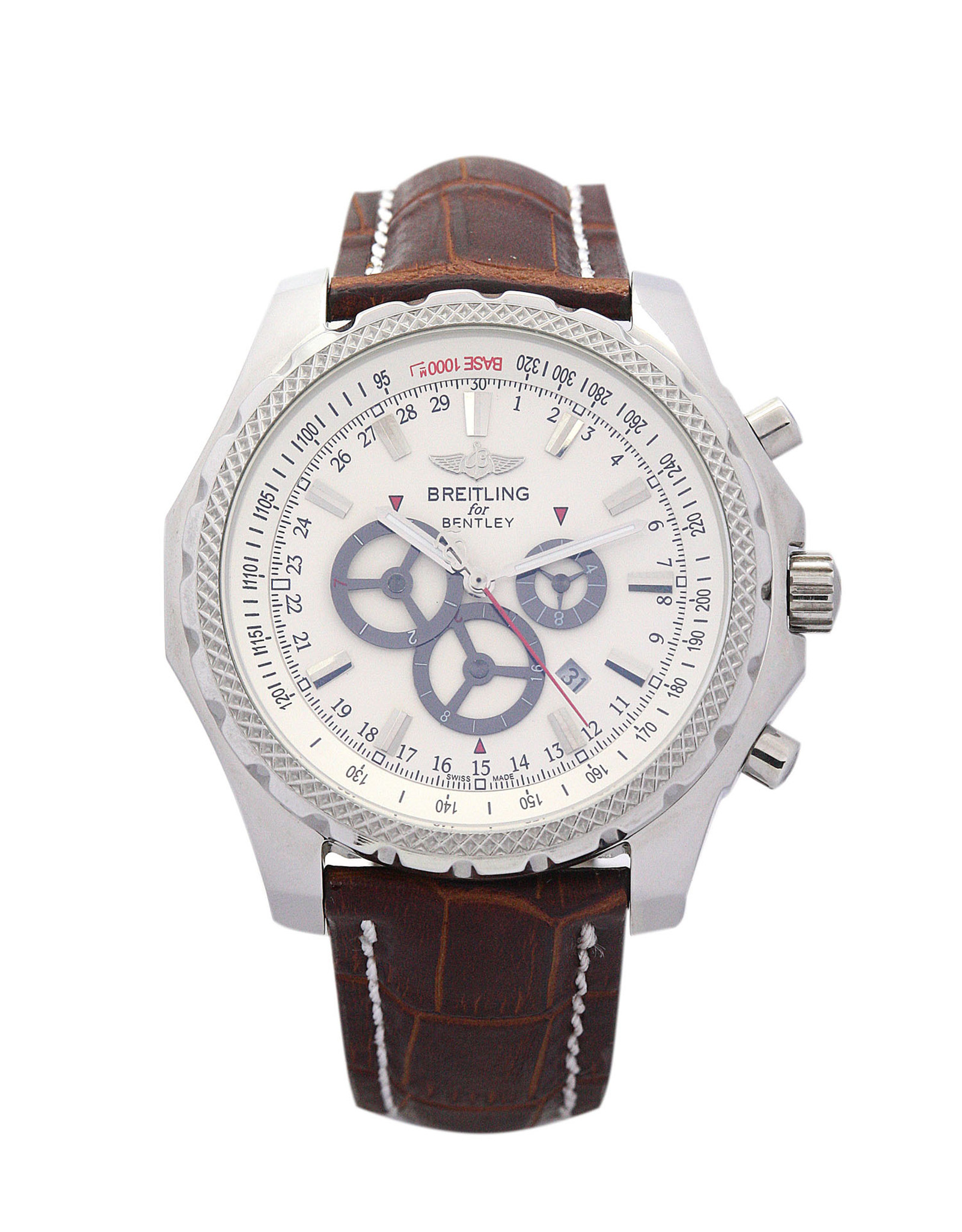 Bentley GT White Dial Number Markers A13362