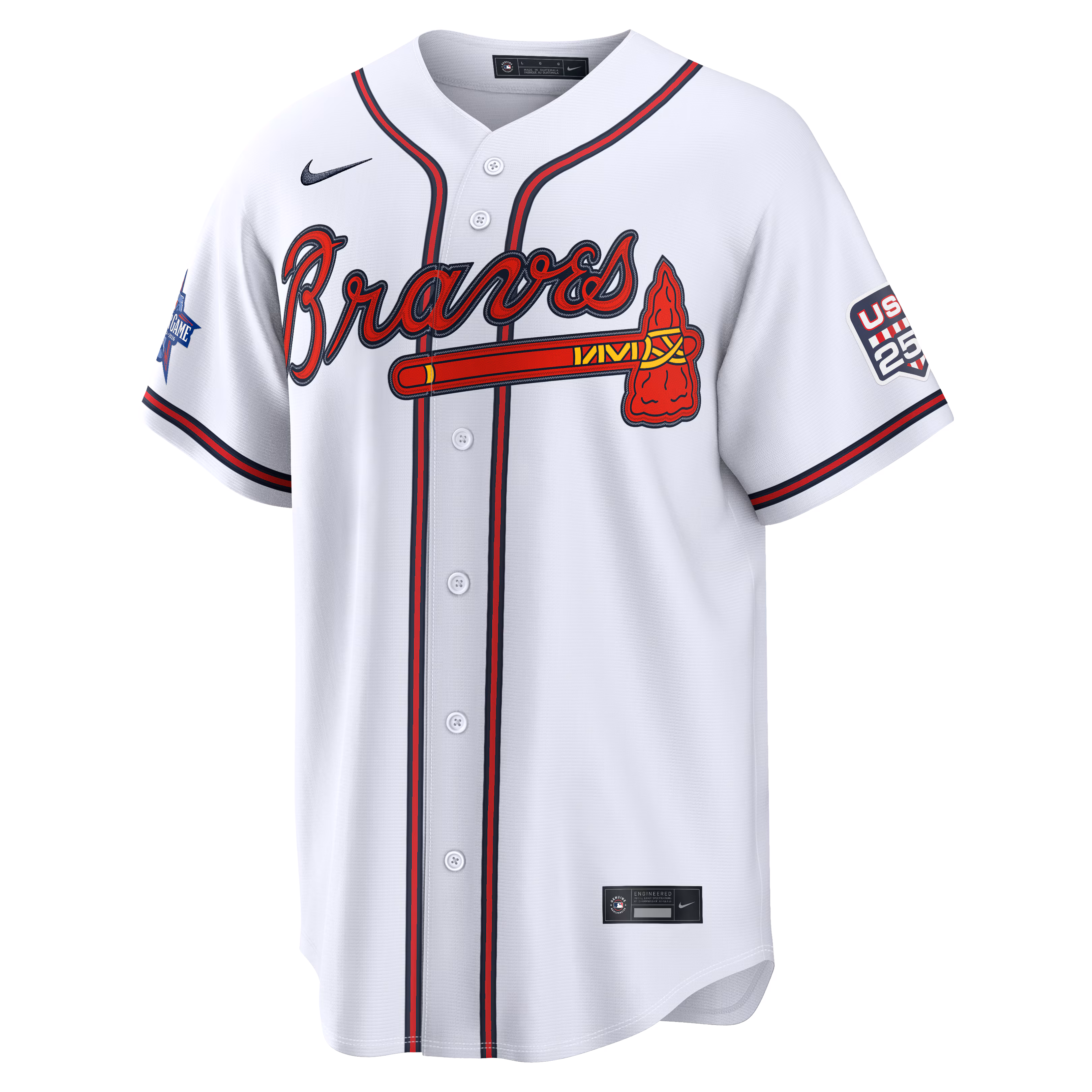 2026 All-Star Edition Stars & Stripes Atlanta Braves  Nike White Stadium Pick-A-Player Jersey