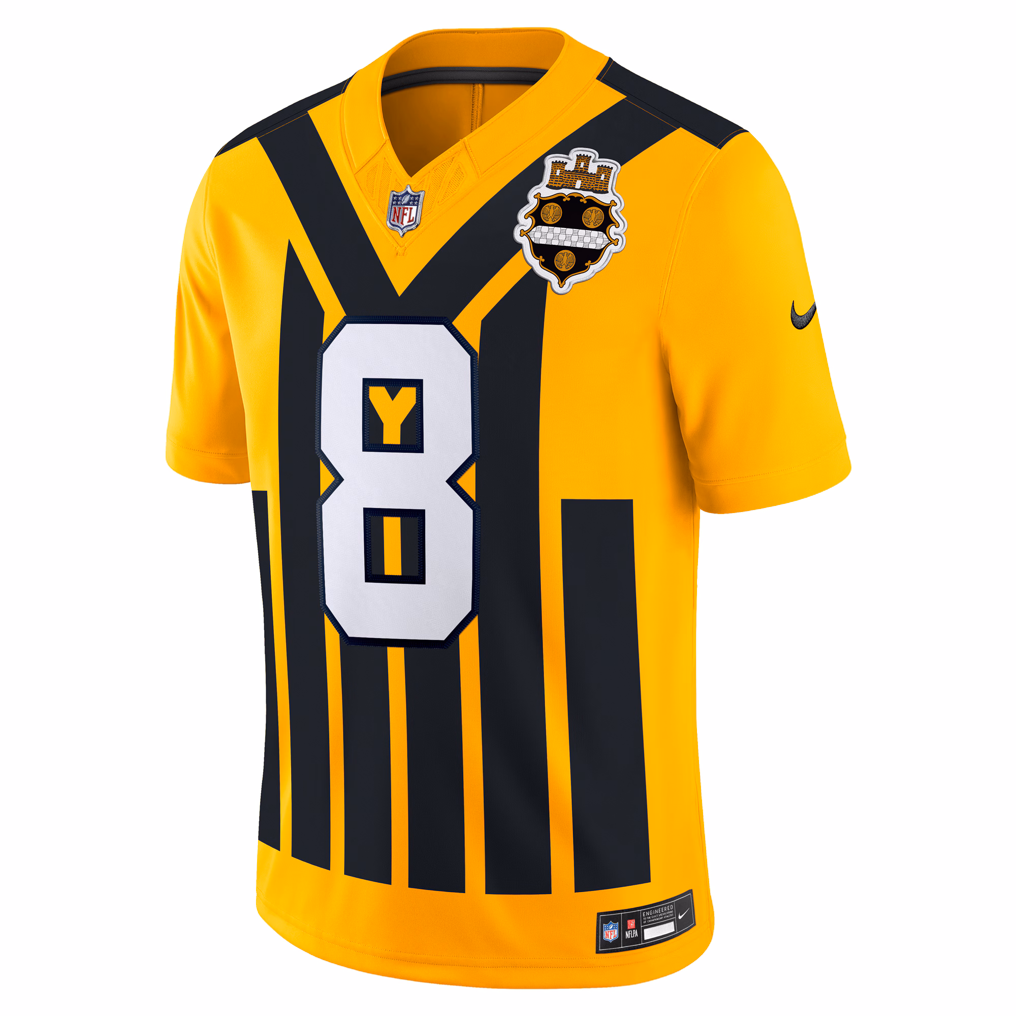 Aaron Rodgers Pittsburgh Steelers Nike Alternate Vapor F.U.S.E. Limited Jersey - Gold