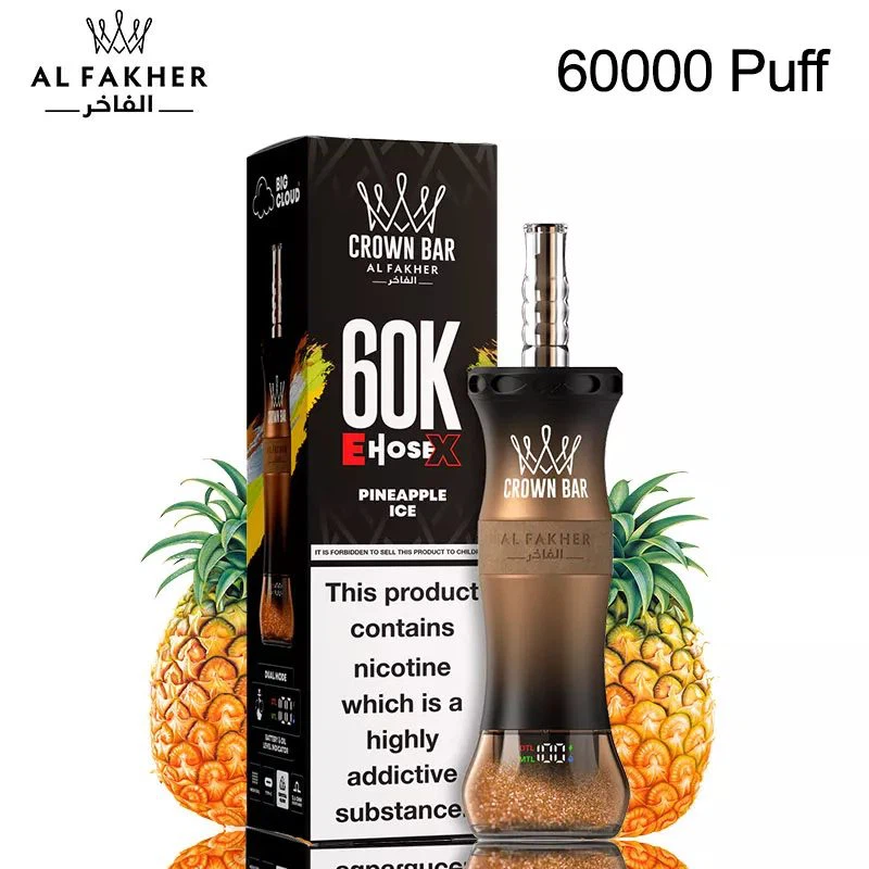 EU Warehouse Al Fakher Hookah 60000 Puffs 60K Disposable Vape Puff Shisha