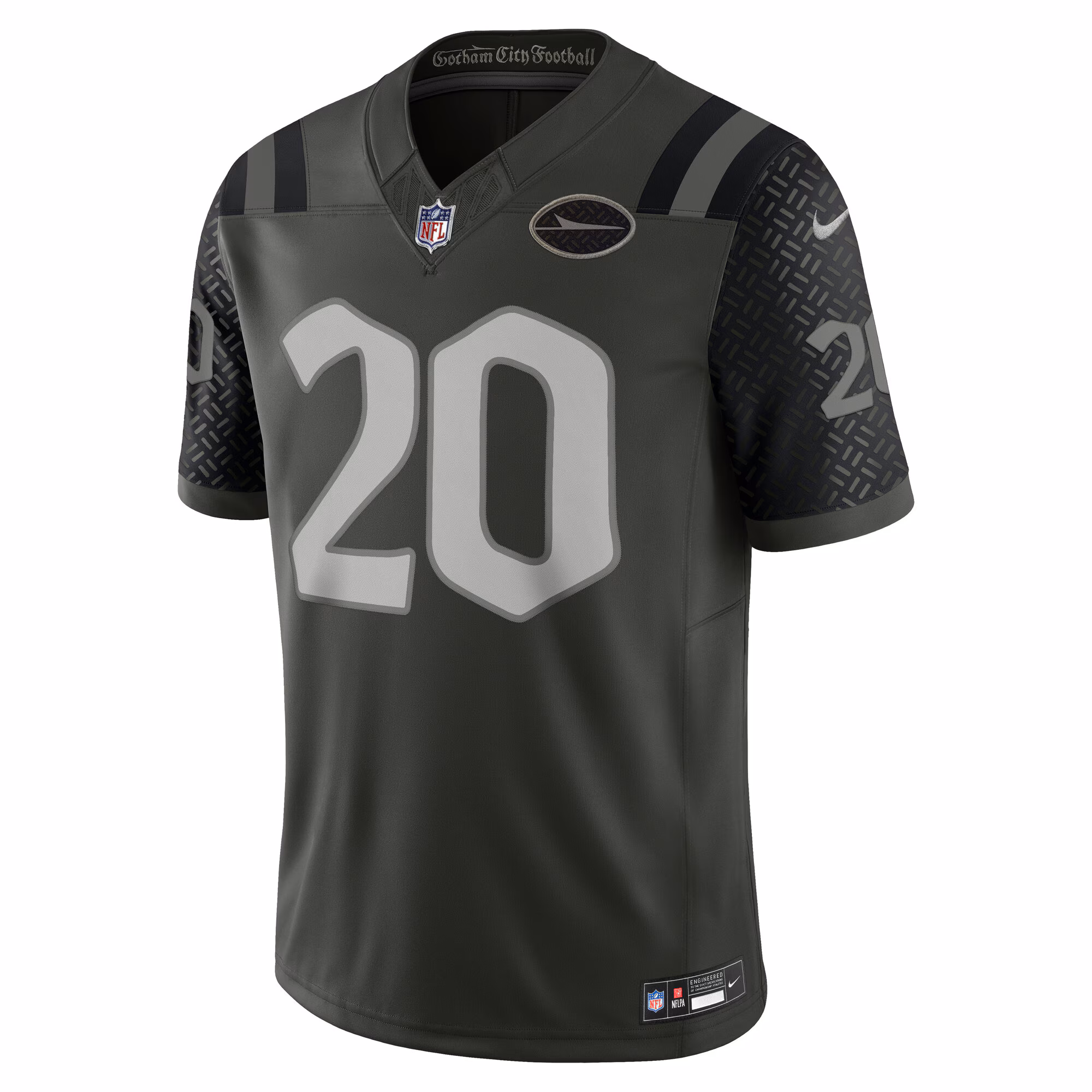 Breece Hall New York Jets Nike 2025 Rivalries Collection Stitched Limited Jersey - Gotham Green