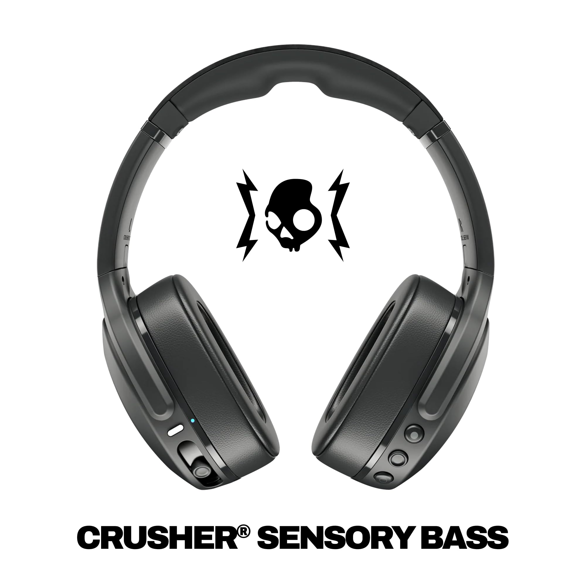 SKULLCANDY Crusher Evo Wireless Bluetooth Headphones - True Black