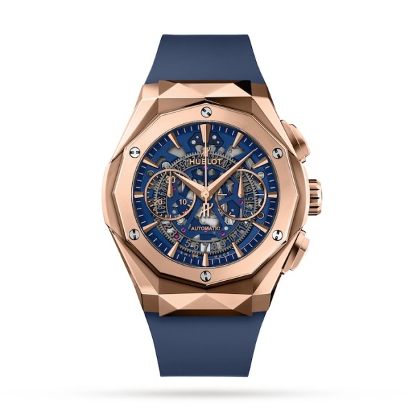 Classic Fusion Men Automatic Blue Rubber Watch 525.OX.5180.RX.ORL21
