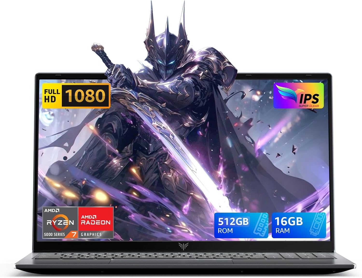 MALLRACE Gaming Laptop,AMD Ryzen 7 5700U (Beats i7-1265U,up to 4.3GHz), Radeon RX Vega 8 Graphics,15.6