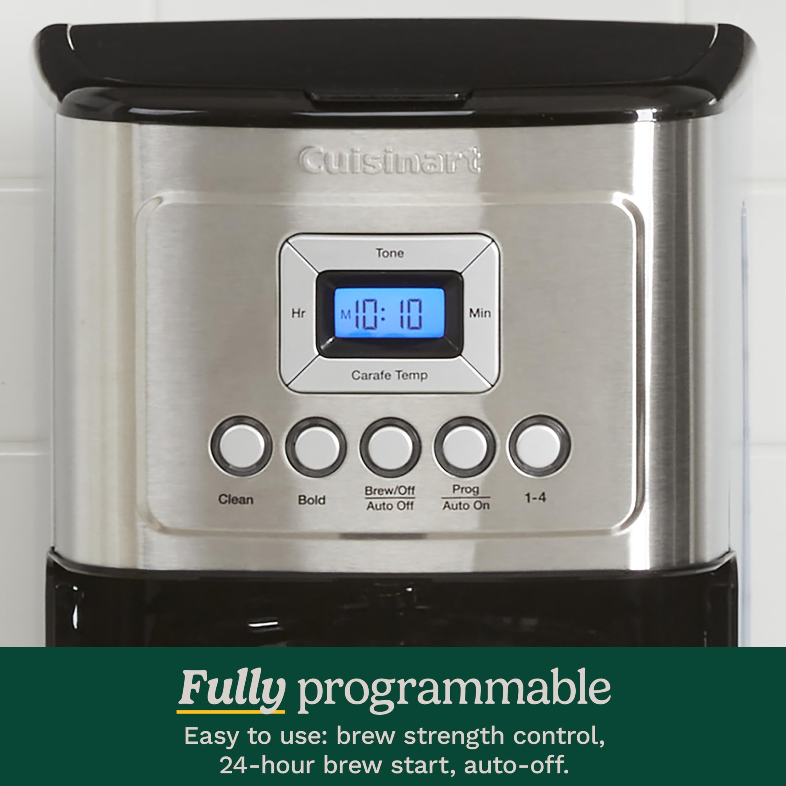 CUISINART 14-Cup Programmable Coffee Maker with Brew Strength Control