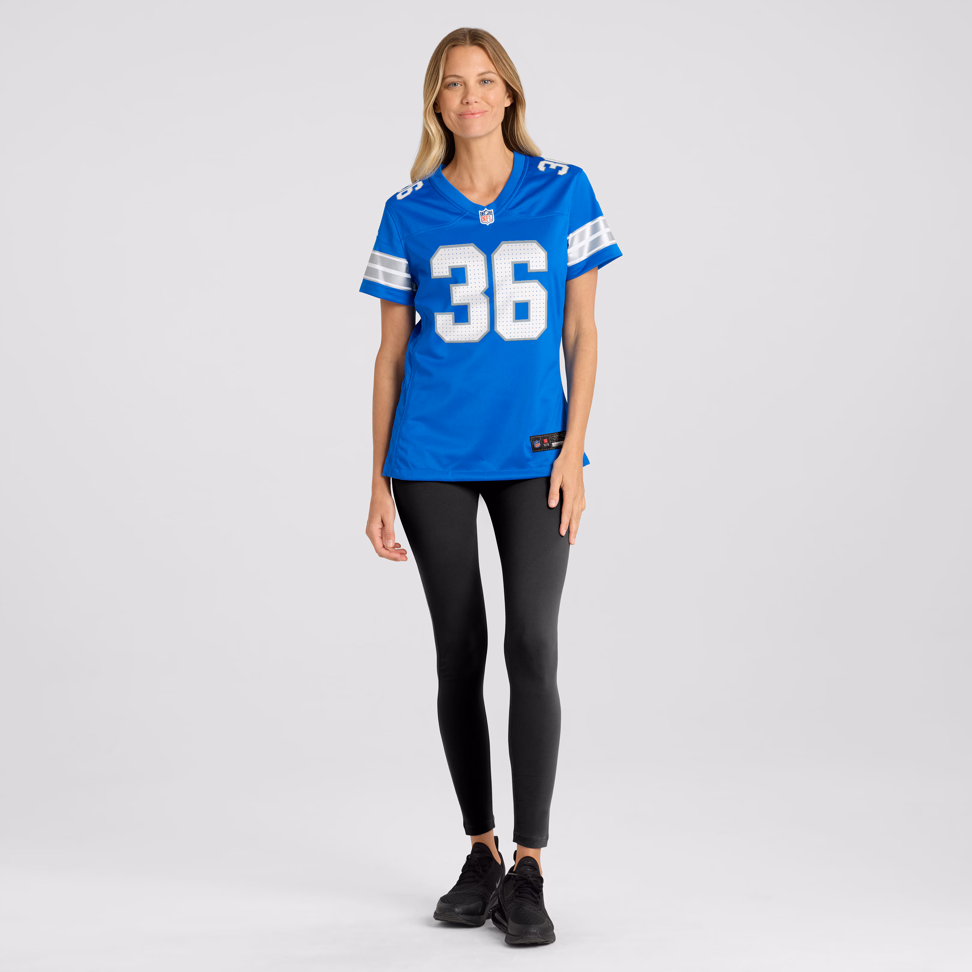 Chuck Clark Detroit Lions Nike Women's Team Game Jersey -  Blue