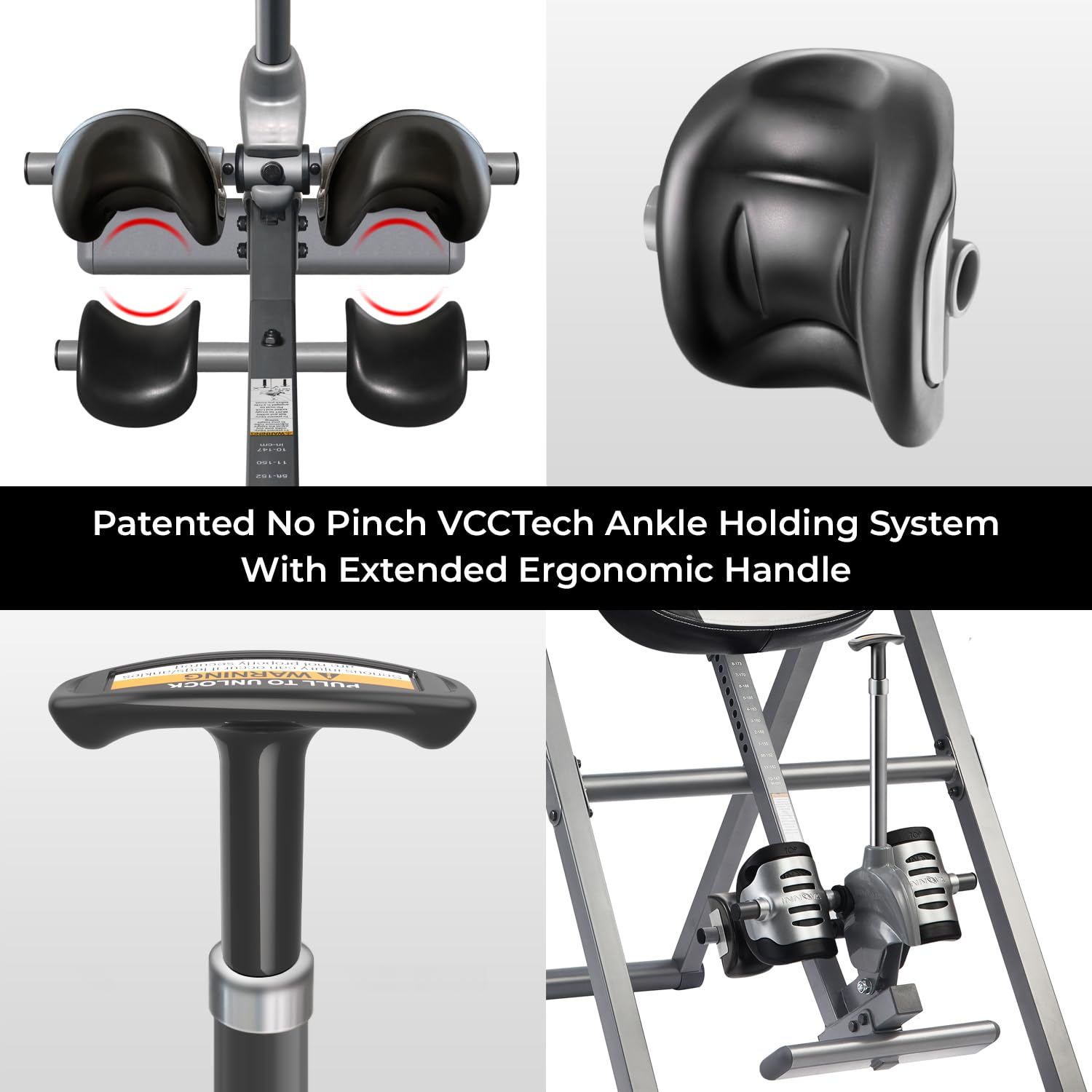 INNOVA HEALTH AND FITNESS Innova Advanced Heat & Massage Inversion Table