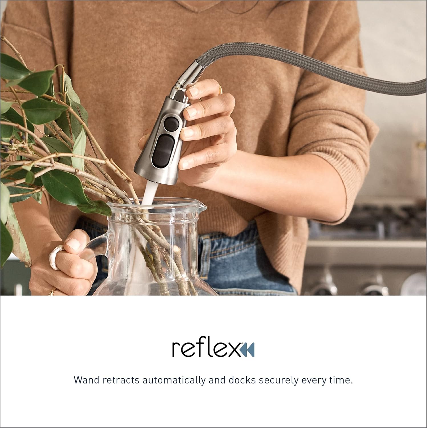 Moen Belfield Oil Rubbed Bronze Pulldown Kitchen Faucet with Power Boost and Reflex, Traditional Kitchen Faucet, One-Handle Easy Installation, 7260ORB