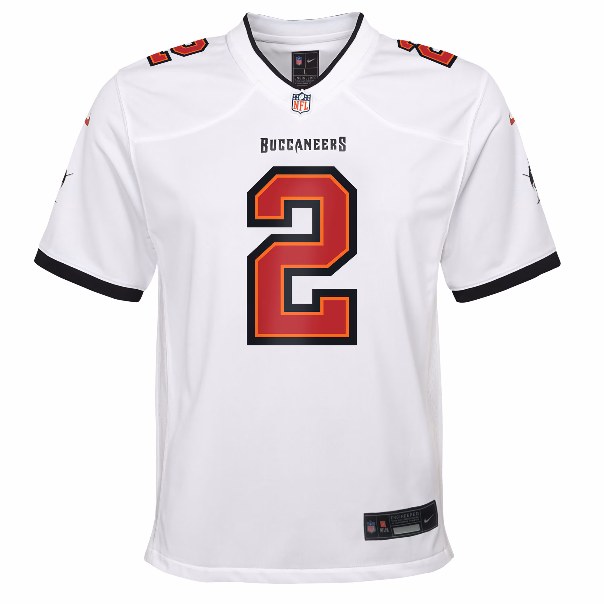 Emeka Egbuka Tampa Bay Buccaneers Nike Youth White Game Jersey - White
