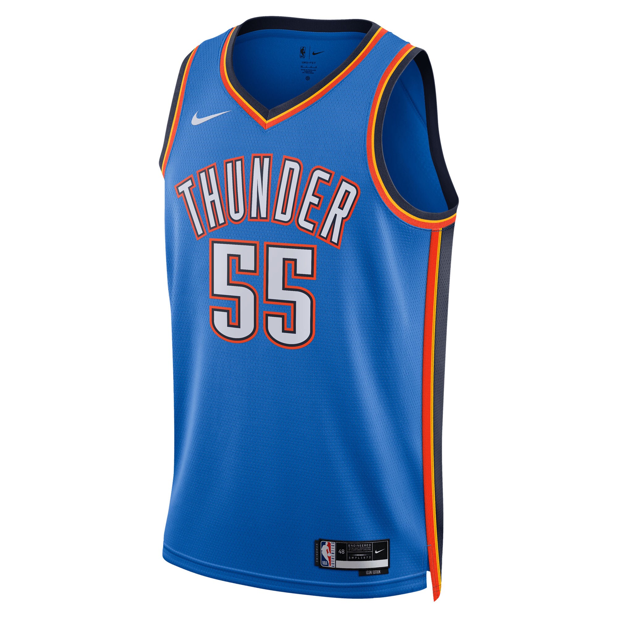Isaiah Hartenstein Oklahoma City Thunder Nike Unisex Swingman Player Jersey - Icon Edition - Blue