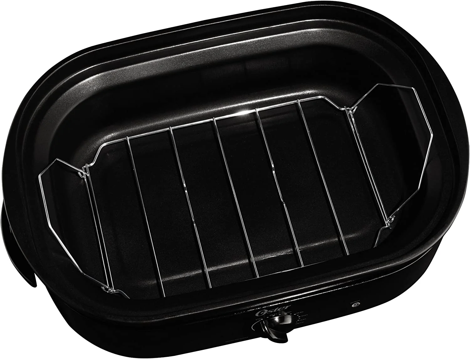 Oster 22-Quart Stainless Steel Roaster Oven, Fits 22-lb Turkey, Baking & Roasting, Easy Clean, CKSTRS23