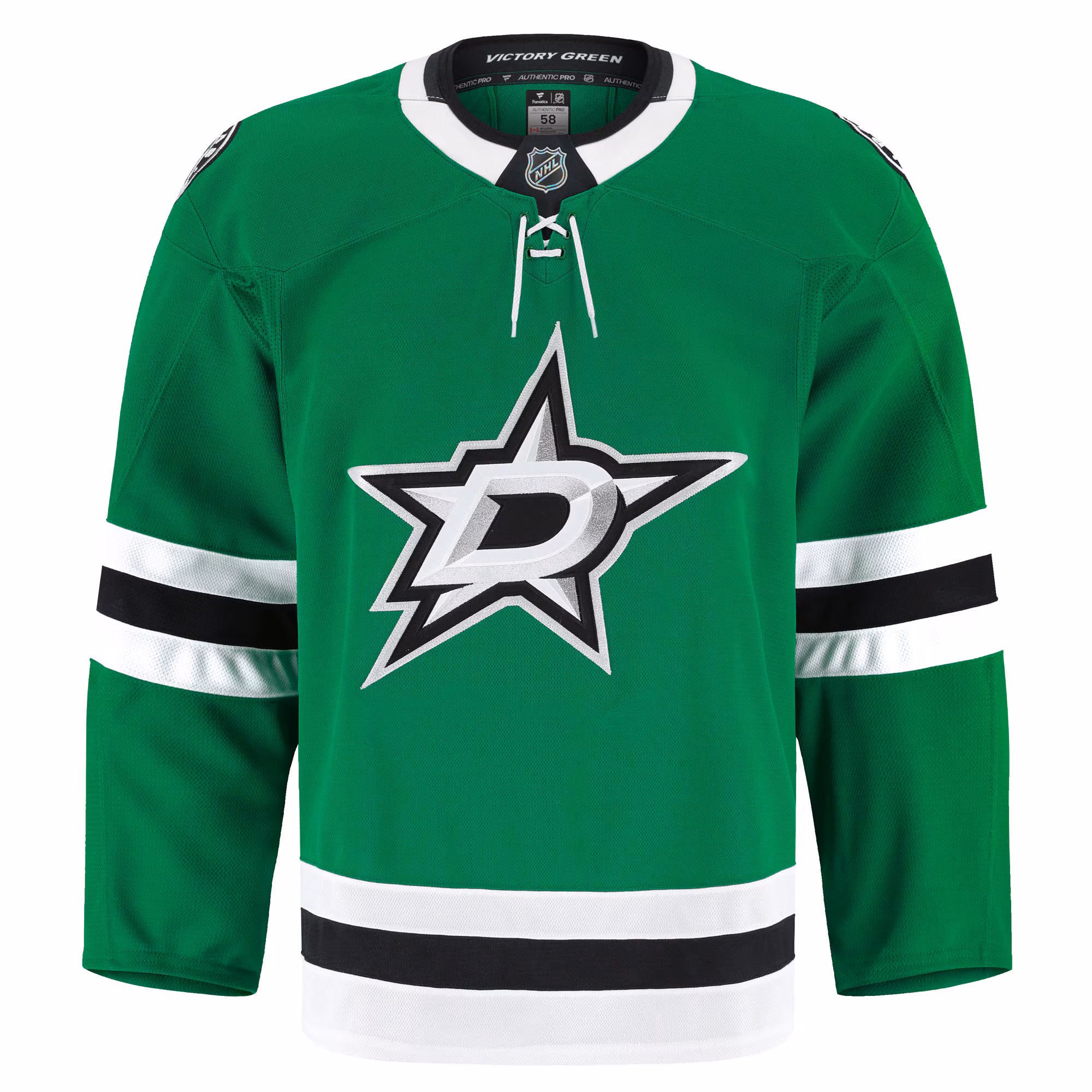 Dallas Stars Fanatics Home Authentic Pro Jersey - Kelly Green