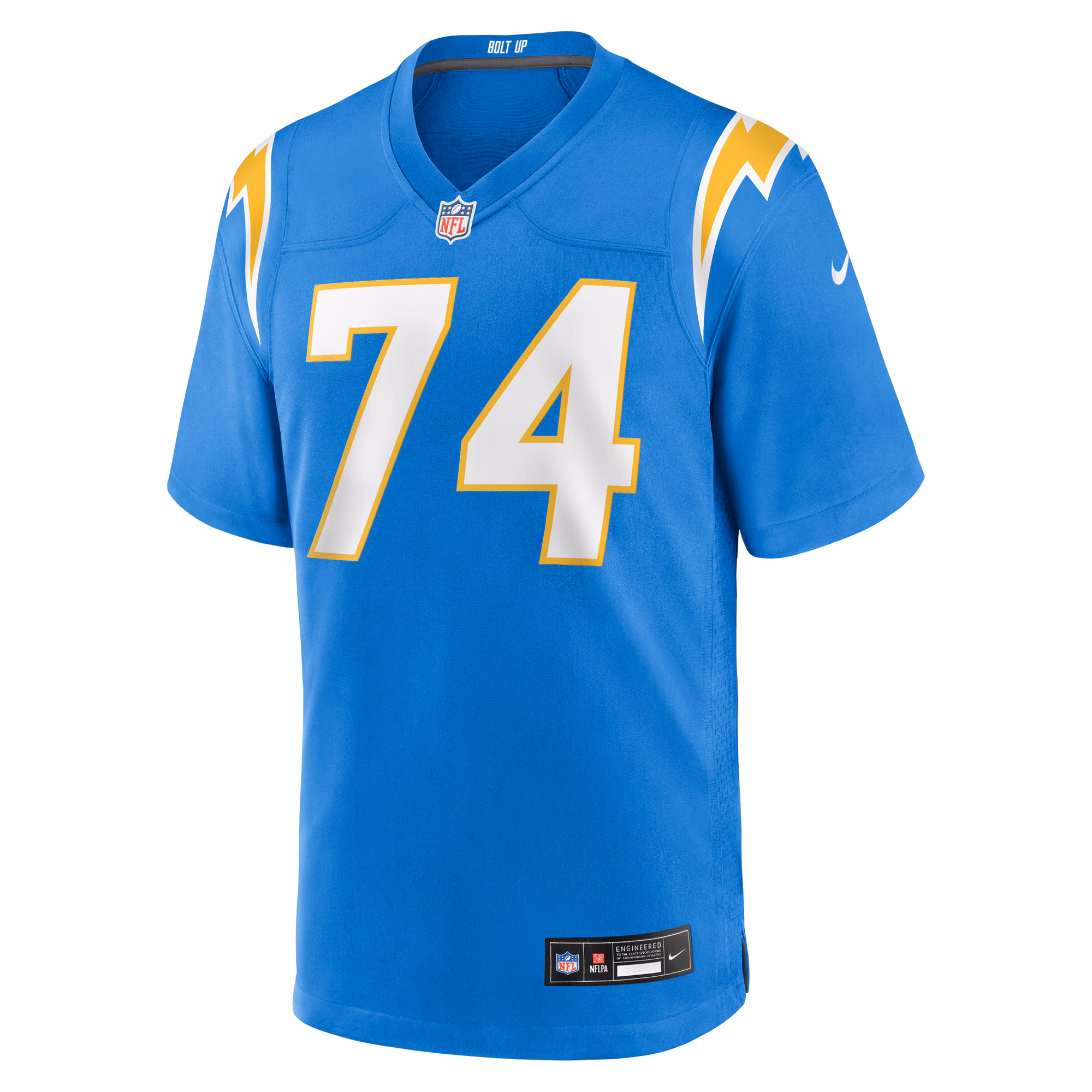 Kayode Awosika Los Angeles Chargers Nike Team Game Jersey -  Powder Blue
