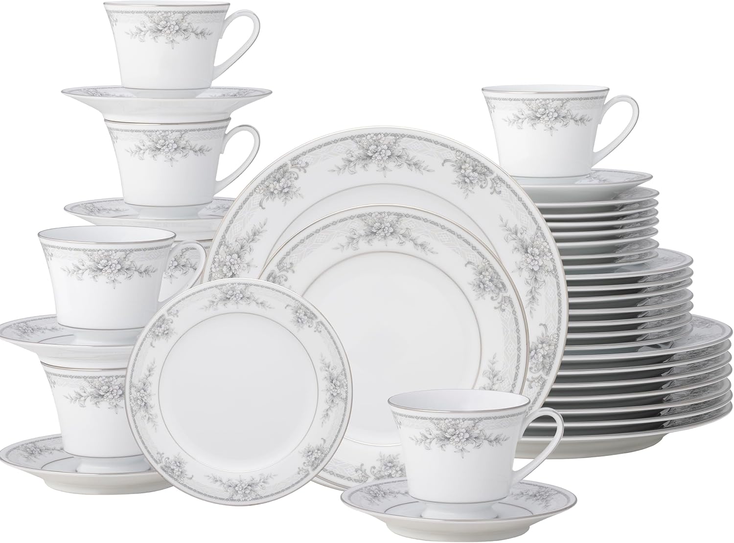 Noritake Sweet Leilani 40-Piece Dinnerware Set, Service for 8