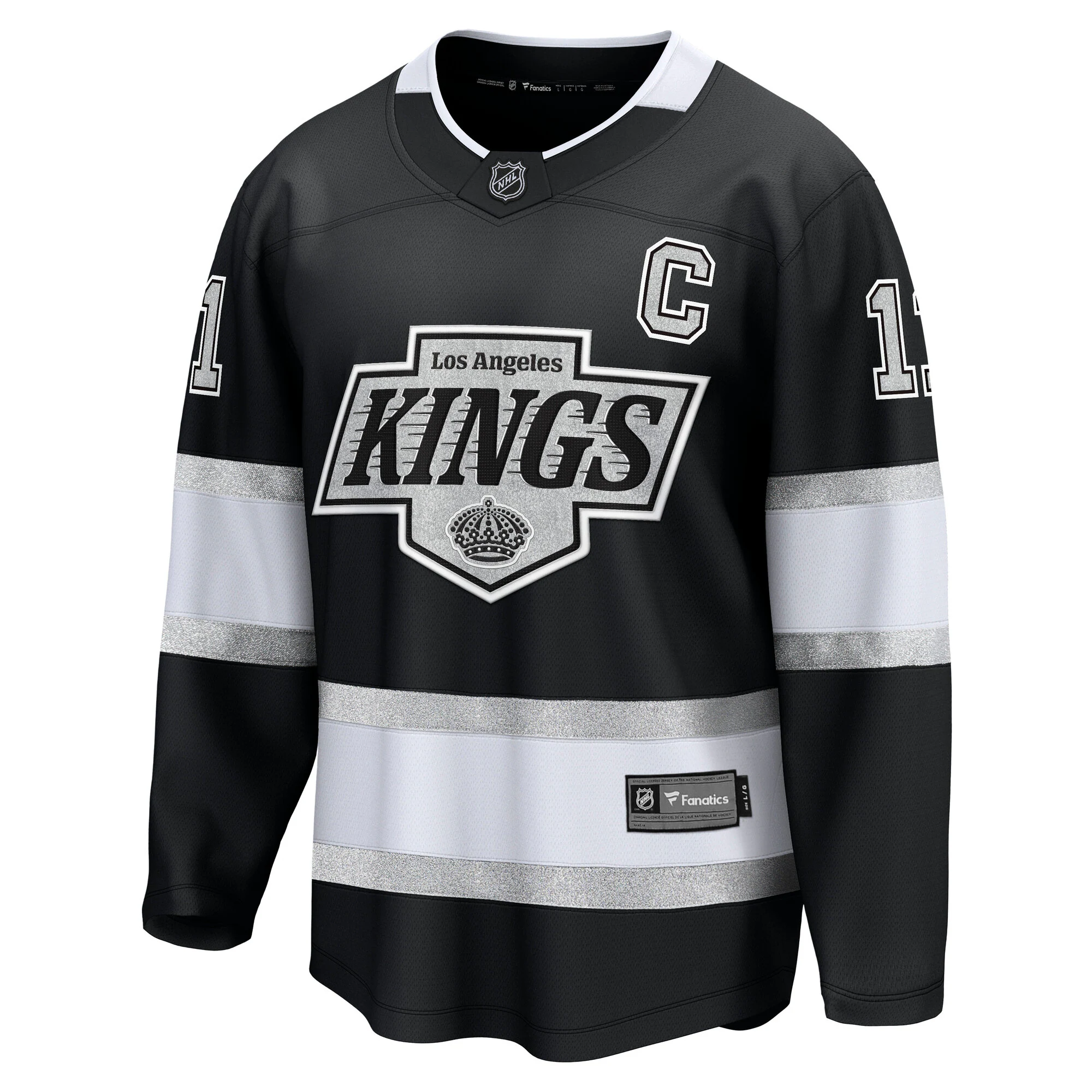 Anze Kopitar Los Angeles Kings Fanatics Home Premier Breakaway Player Jersey - Black