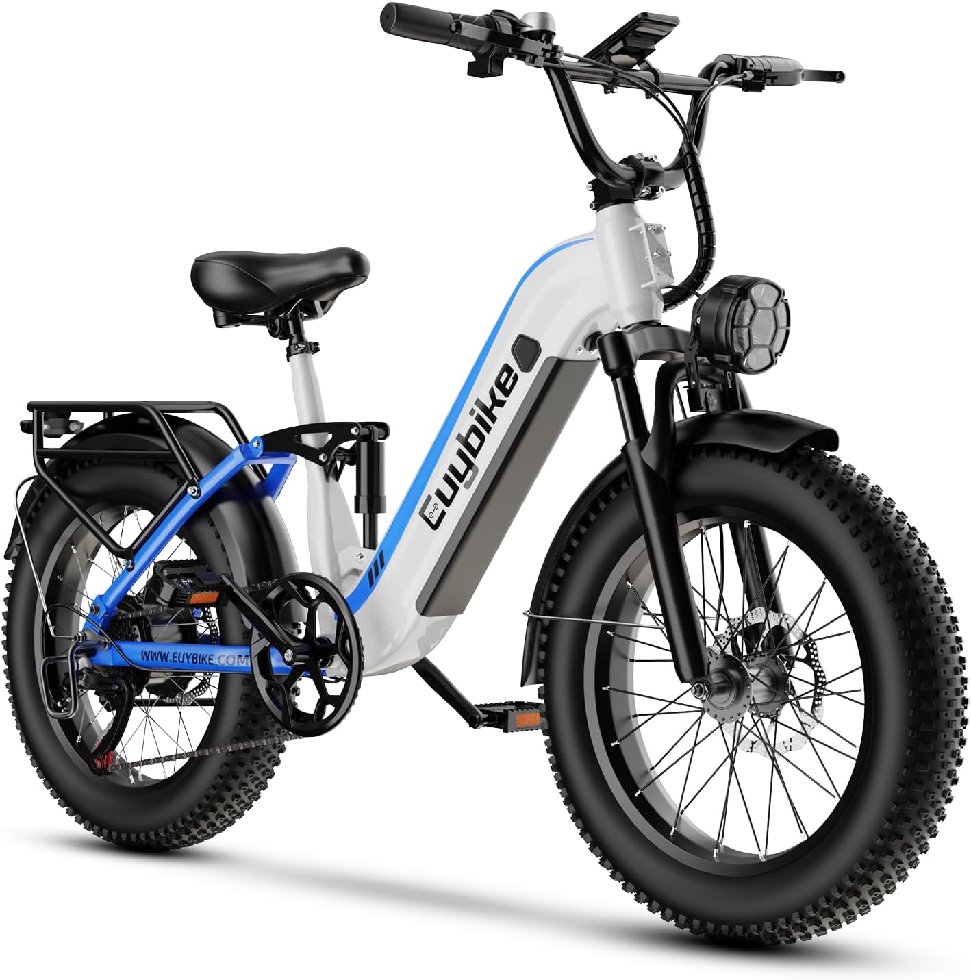 EUYBIKE Electric Bike for Adults 1400W Peak, 48V 20AH(960WH) Removable Battery, 20