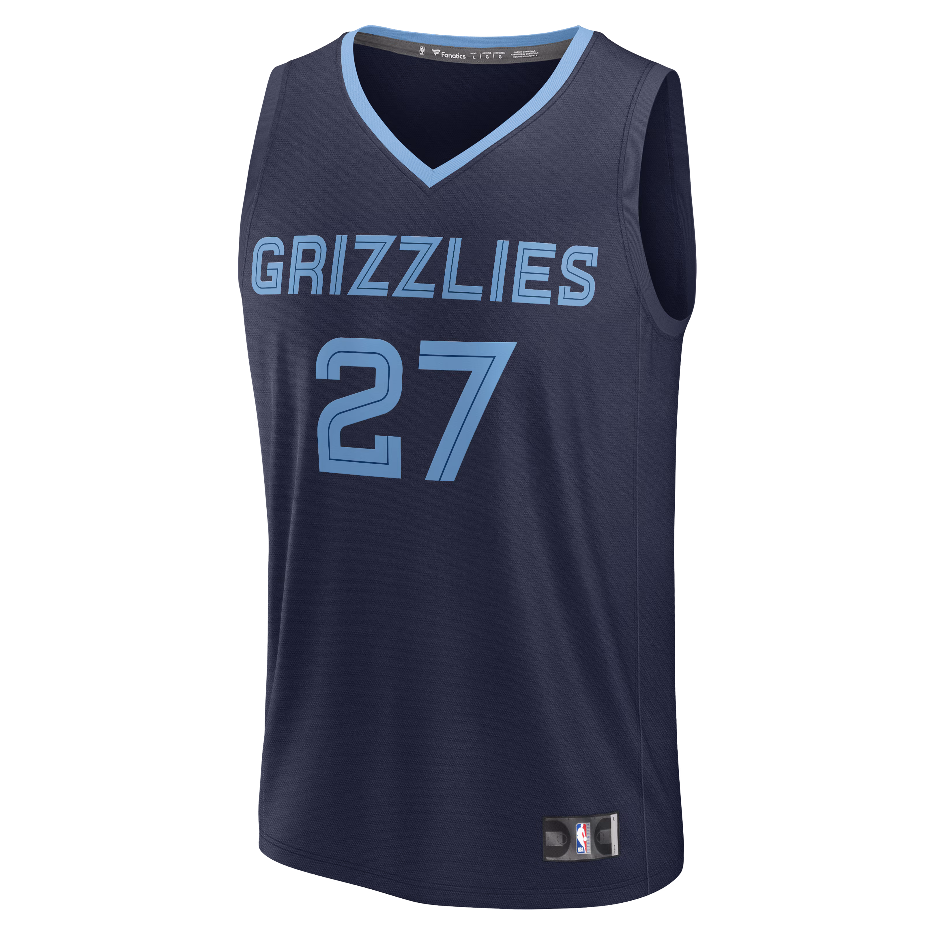 Cameron Boozer Memphis Grizzlies Fanatics 2026 NBA Draft First Round Pick Fast Break Jersey - Icon Edition - Navy