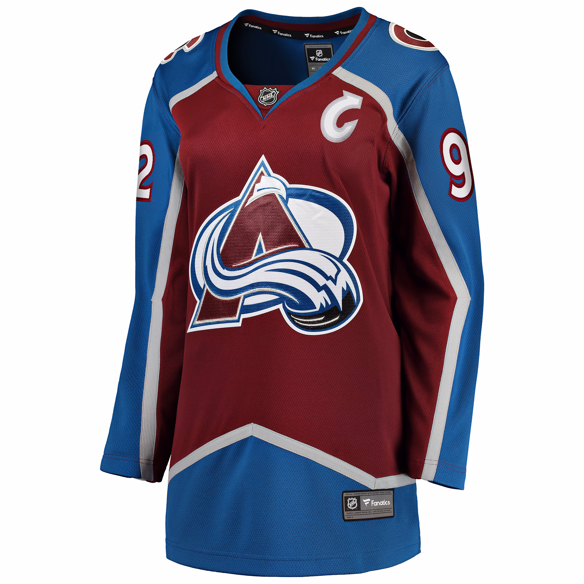 Gabriel Landeskog Colorado Avalanche Fanatics Women's Captain Patch Home Breakaway Player Jersey - Burgundy