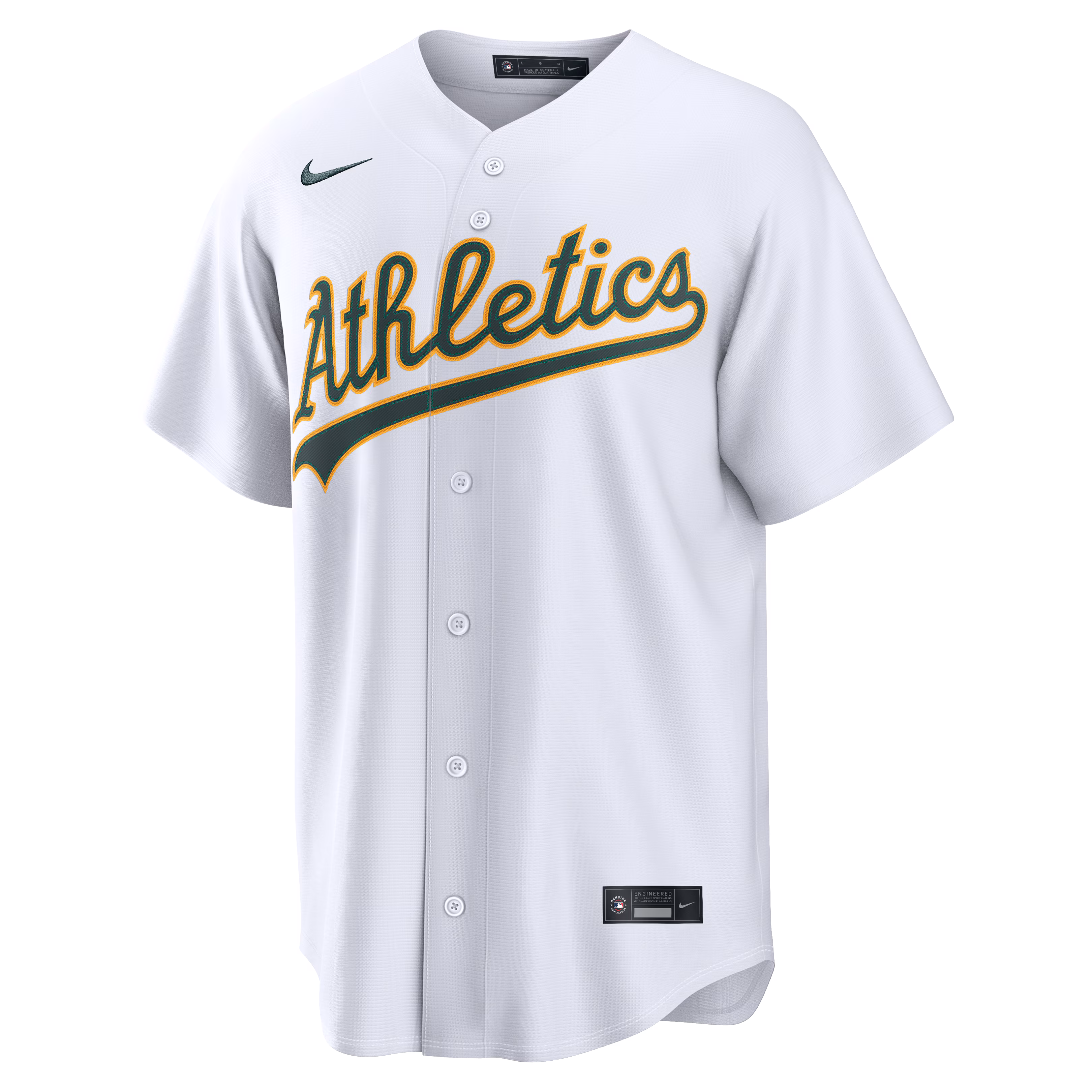 Nick Kurtz Athletics Nike Home Replica Jersey - White