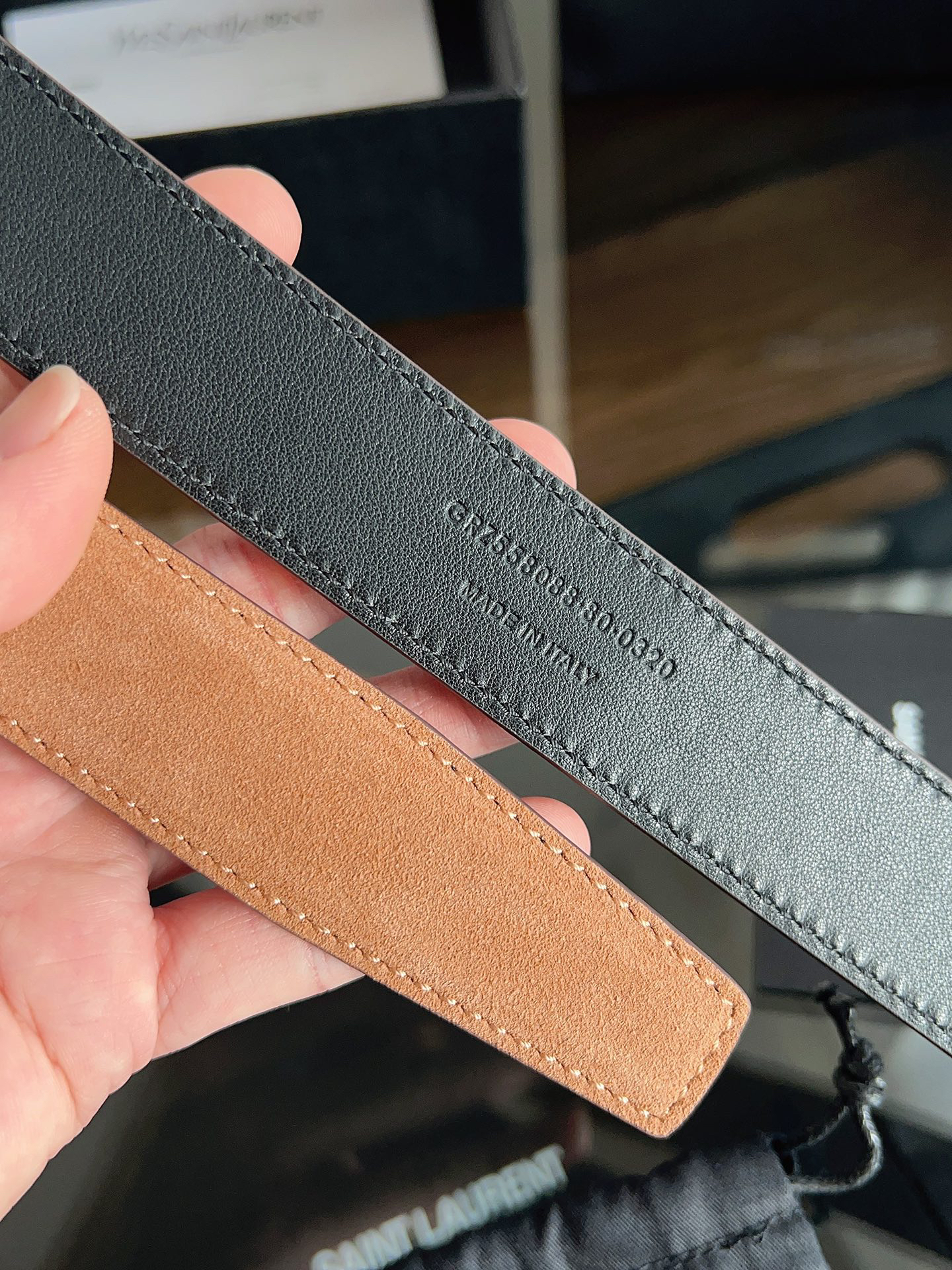 YSL belt-70