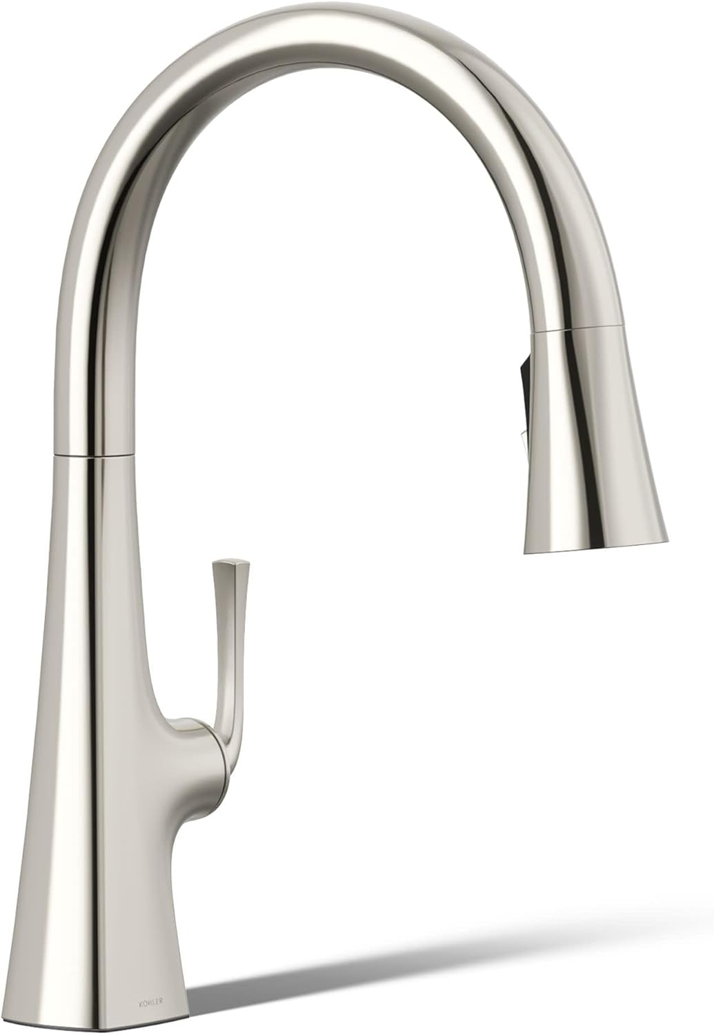 Kohler 22062-SN Graze Kitchen Sink Faucet, Vibrant Polished Nickel