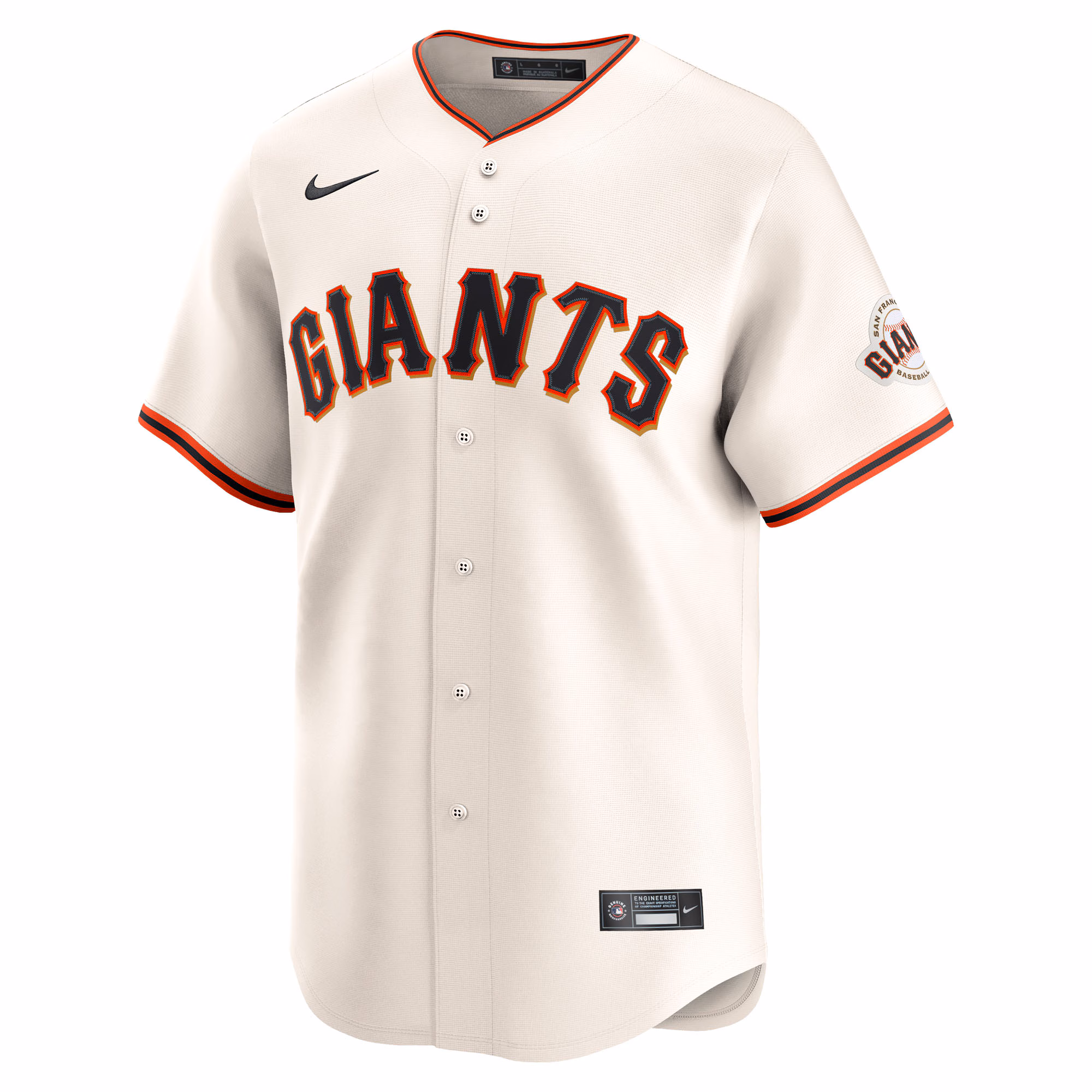 Rafael Devers San Francisco Giants Nike Home Limited Player Jersey - Cream