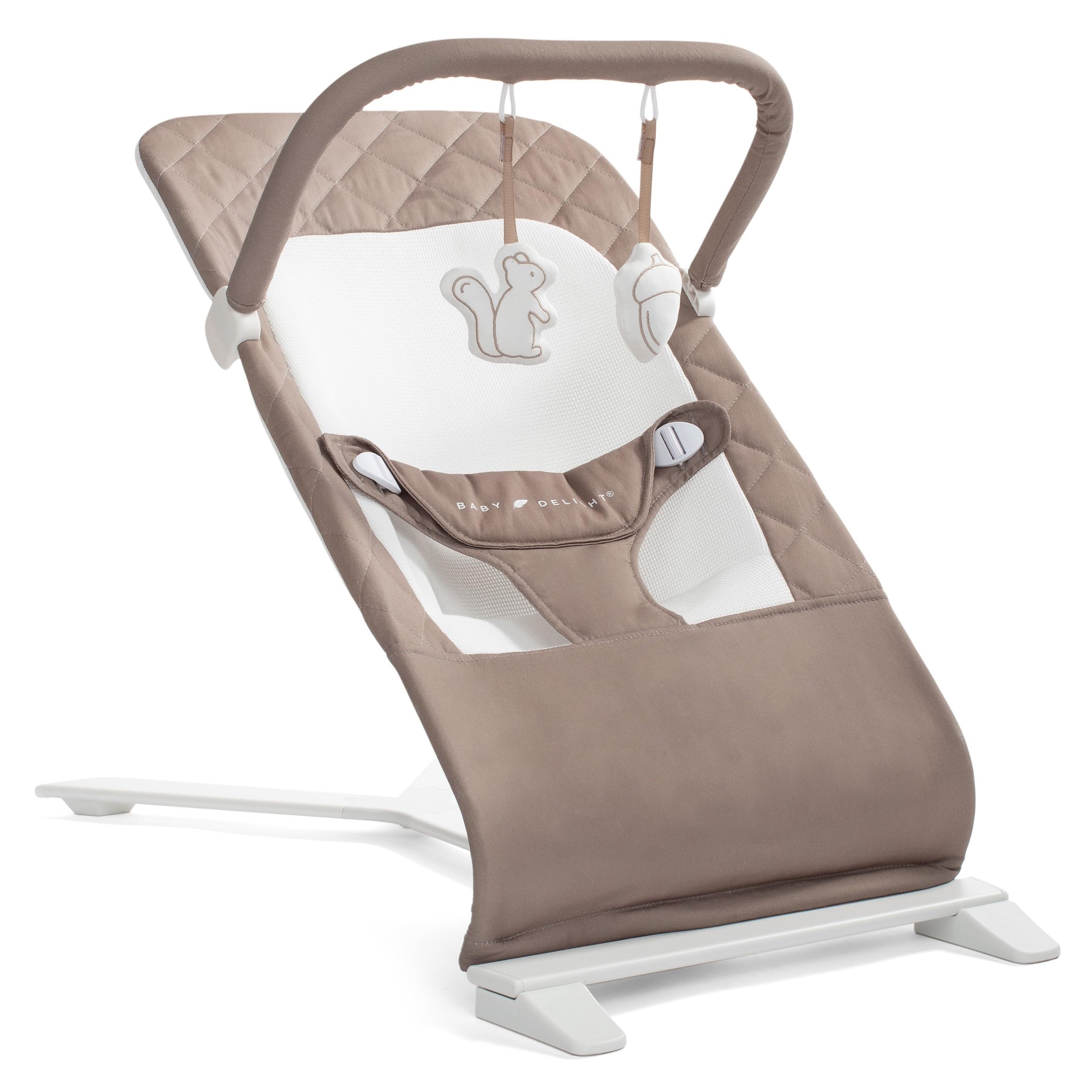 BABY DELIGHT Alpine Deluxe Baby Bouncer | 0-6 Months | Organic Cotton