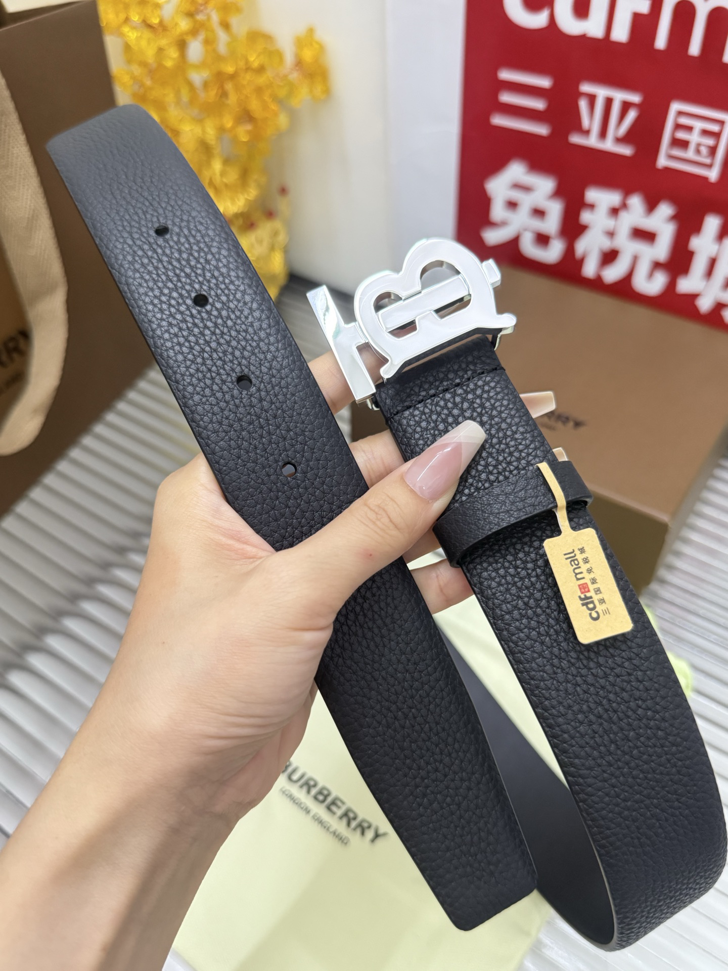 Burberry belt-9
