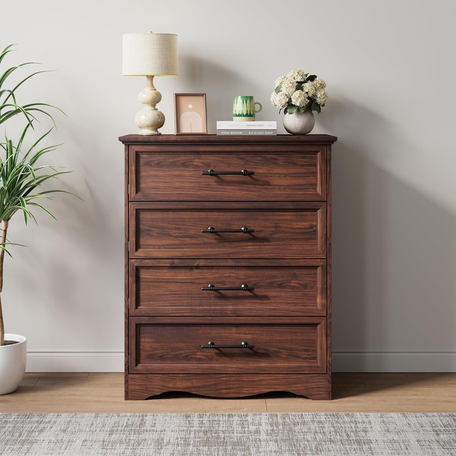 Walnut Dresser for Bedroom, Farmhouse 36