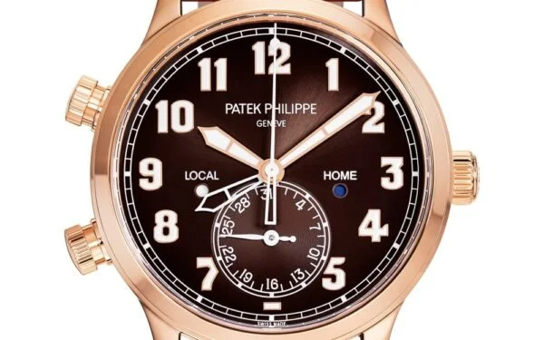 Complications 5524R-001 CALATRAVA PILOT TRAVEL TIME.  42 mm,Rose Gold