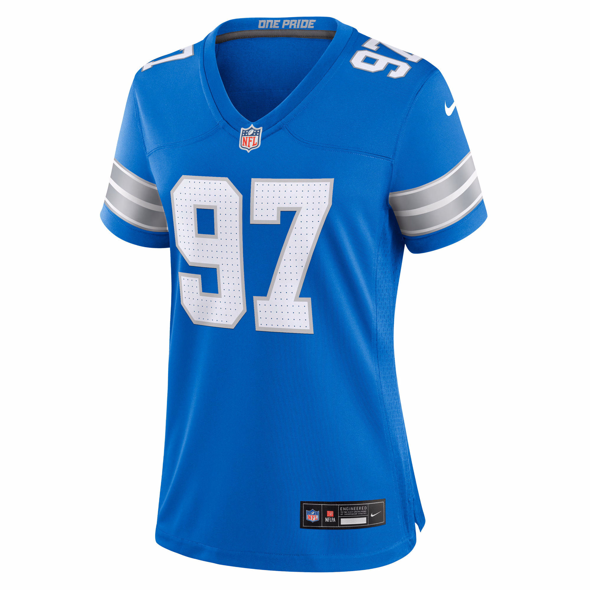Aidan Hutchinson Detroit Lions Nike Women's Game Jersey - Blue