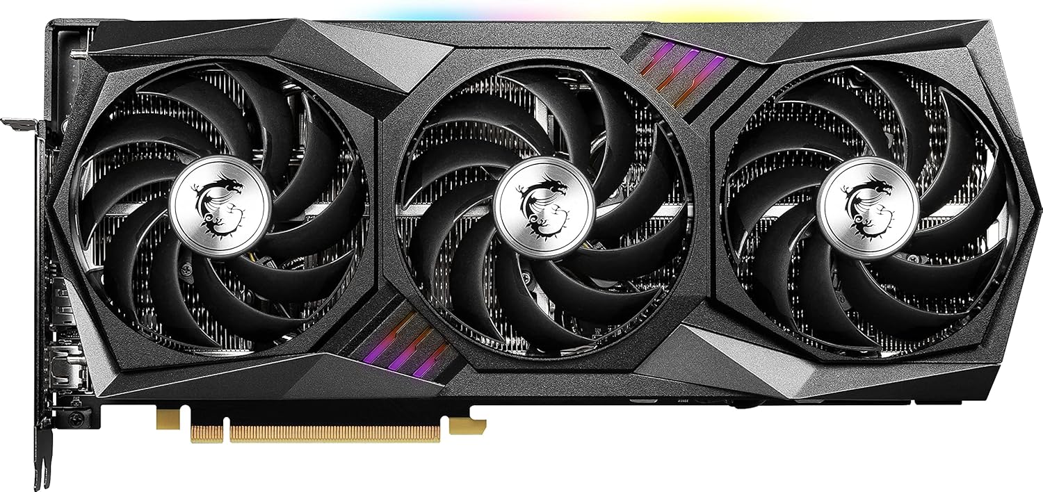 msi Gaming GeForce RTX 3070 Ti 8GB GDRR6X 256-Bit HDMI/DP Nvlink Torx Fan 3 Ampere Architecture OC Graphics Card (RTX 3070 Ti Gaming X Trio 8G)