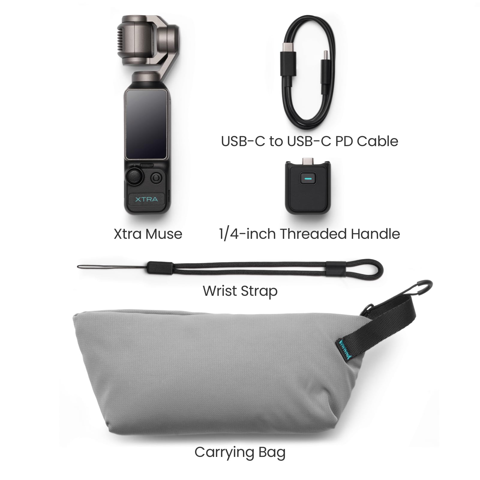 XTRA EDGE Xtra Muse Vlogging Camera 4K/120fps with Gimbal