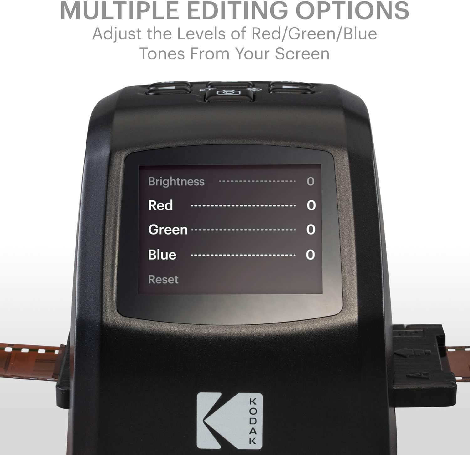 KODAK Mini Digital Film & Slide Scanner – Converts 35mm, 126, 110, Super 8 & 8mm Film to 22MP JPEG Images – Includes 2.4