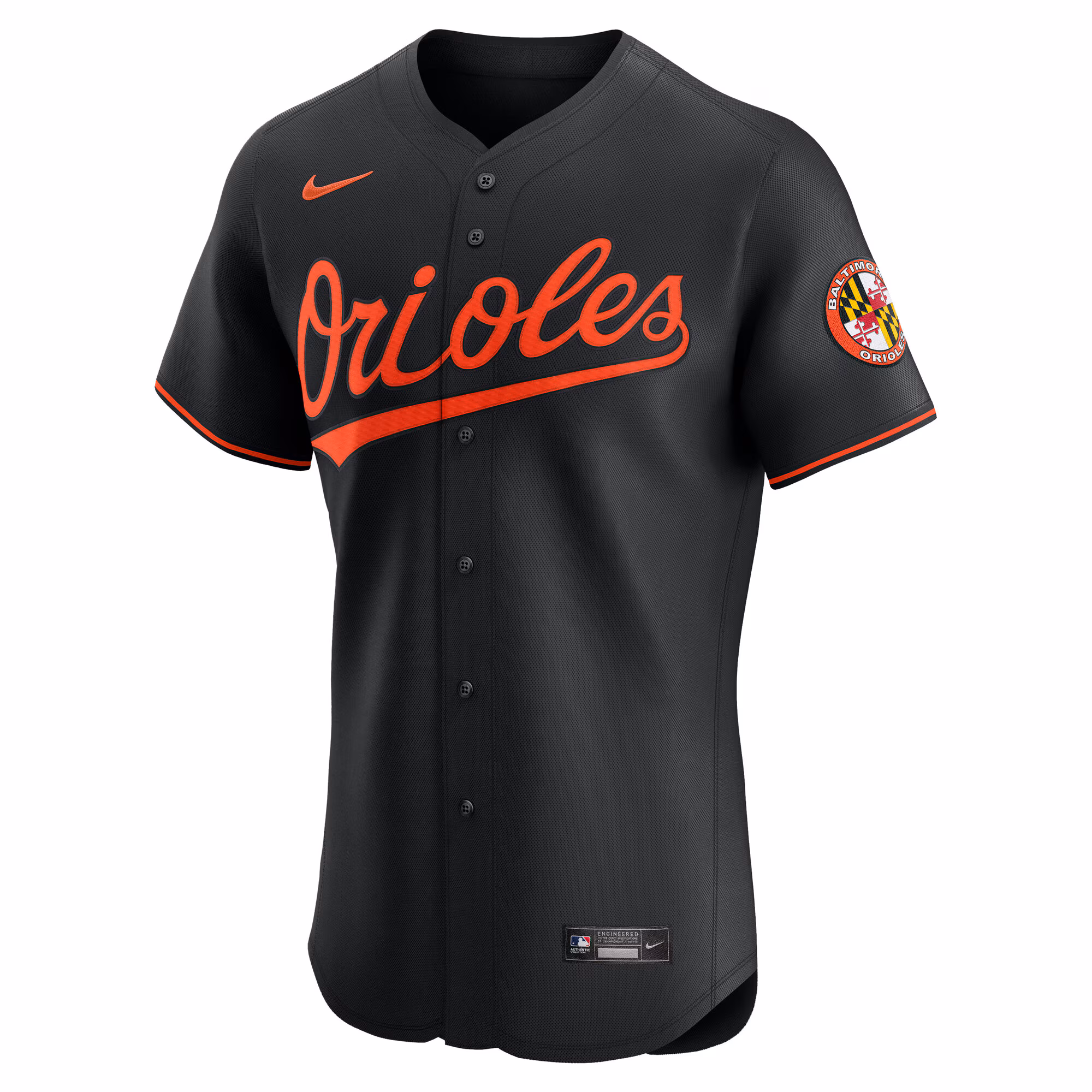Baltimore Orioles Nike Alternate  Elite Jersey - Black
