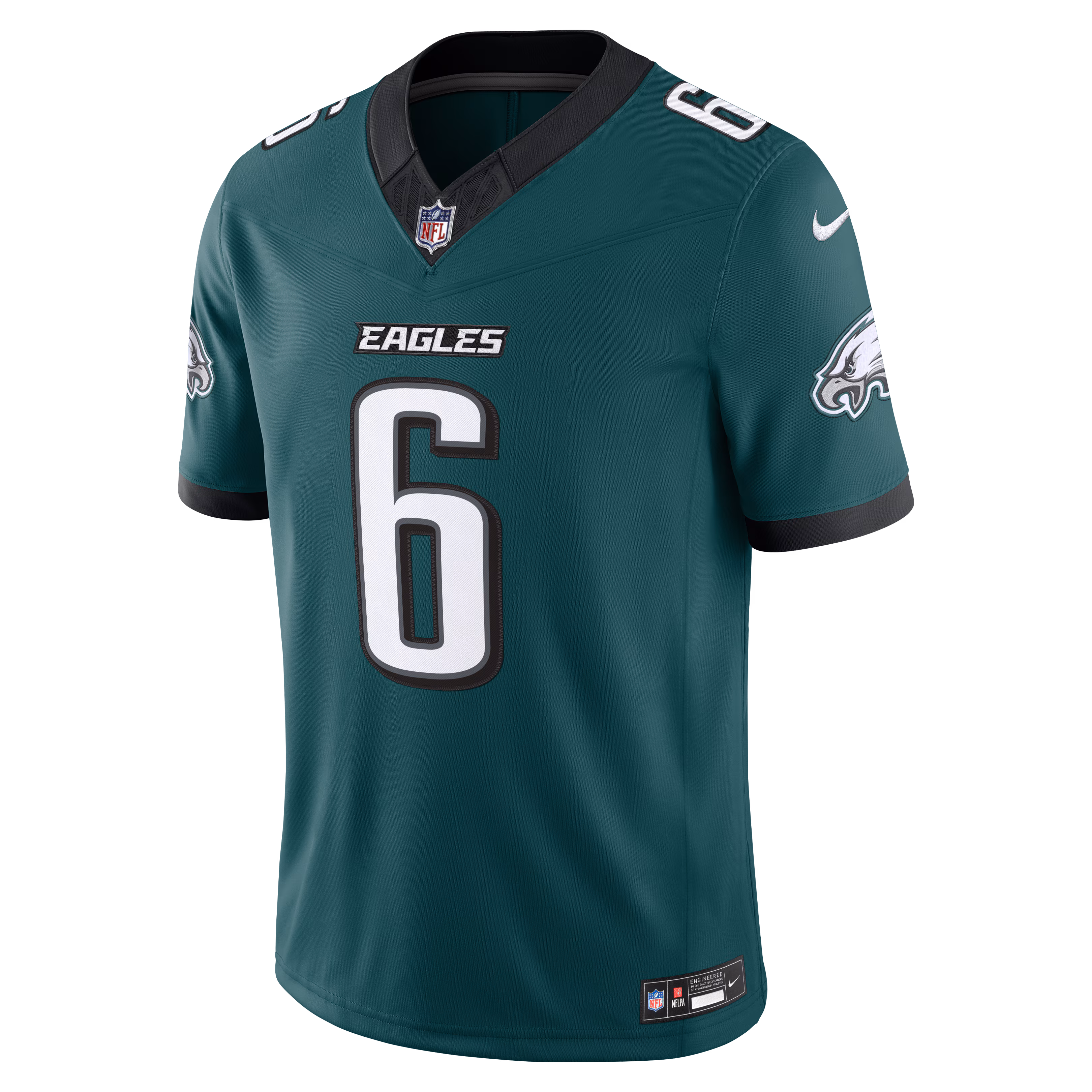 DeVonta Smith Philadelphia Eagles Nike Vapor F.U.S.E. Stitched Limited Jersey - Midnight Green
