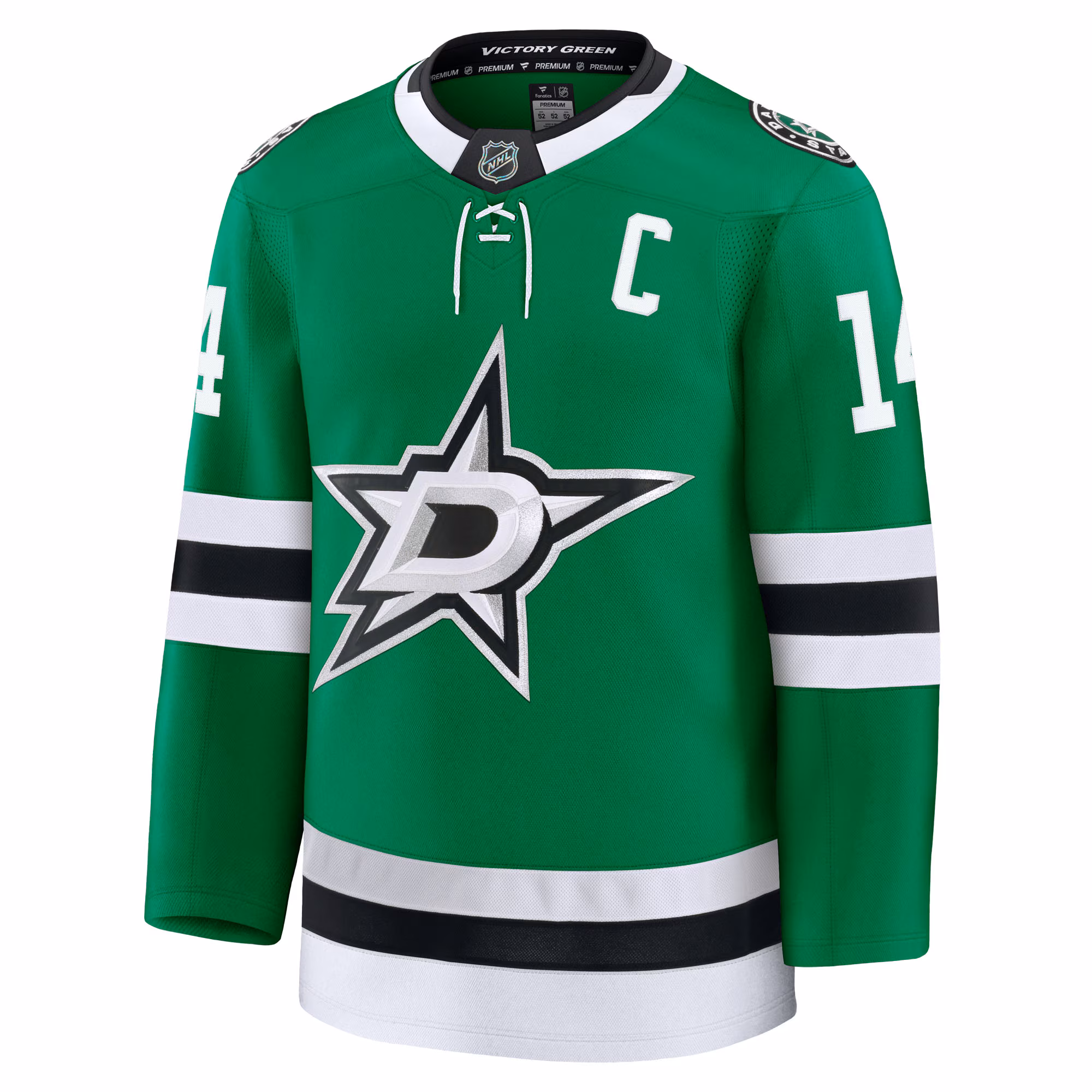 Jamie Benn Dallas Stars Fanatics Home Premium Jersey - Kelly Green