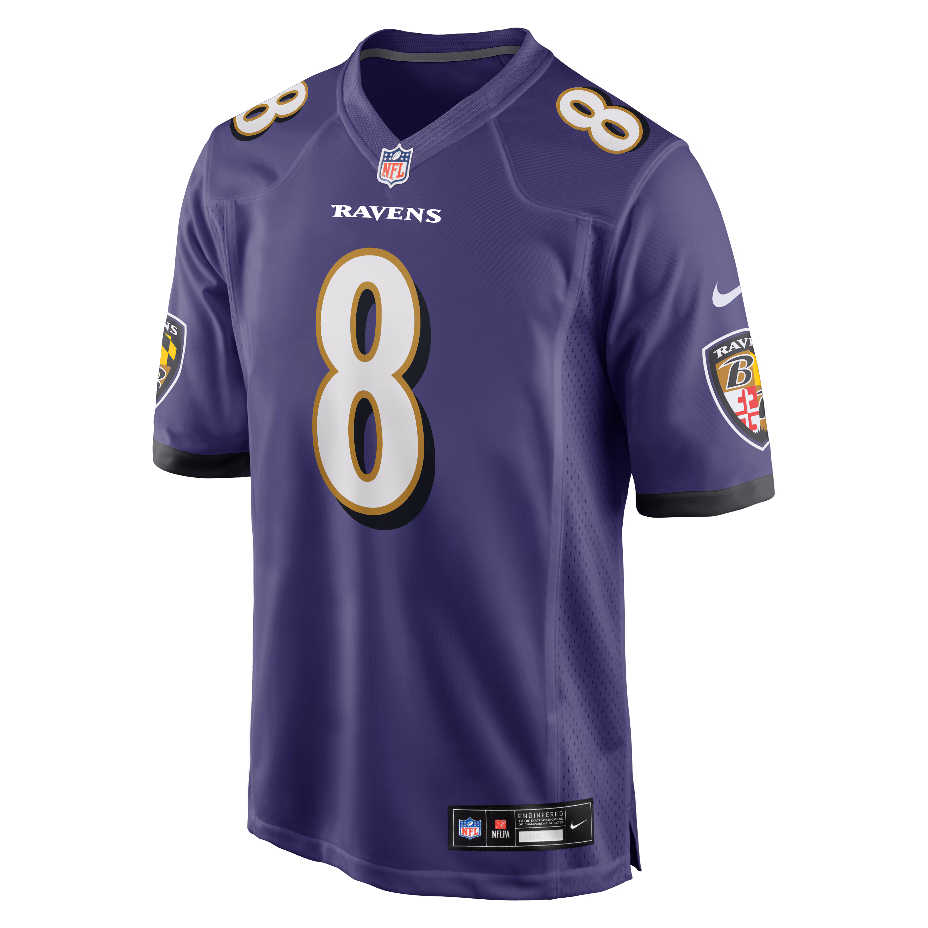 Lamar Jackson Baltimore Ravens Nike Game Jersey - Purple