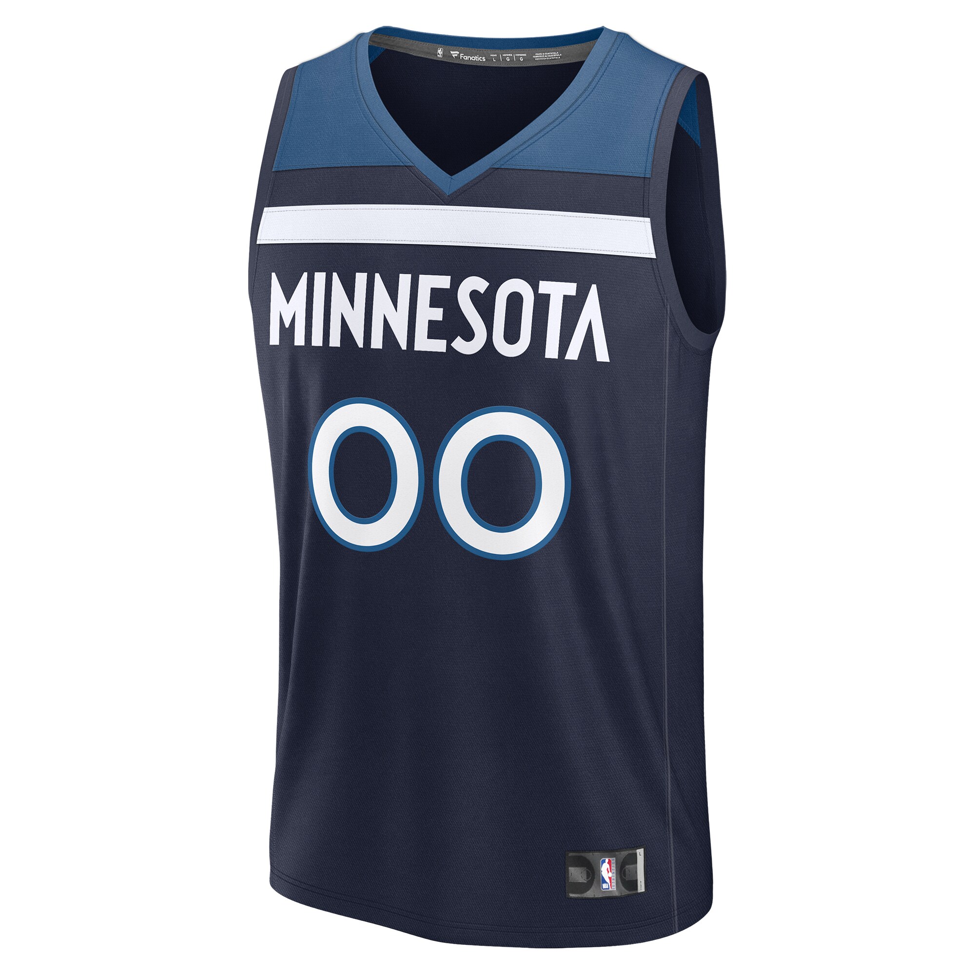 Minnesota Timberwolves Fanatics Youth Fast Break Custom Jersey - Icon Edition - Navy