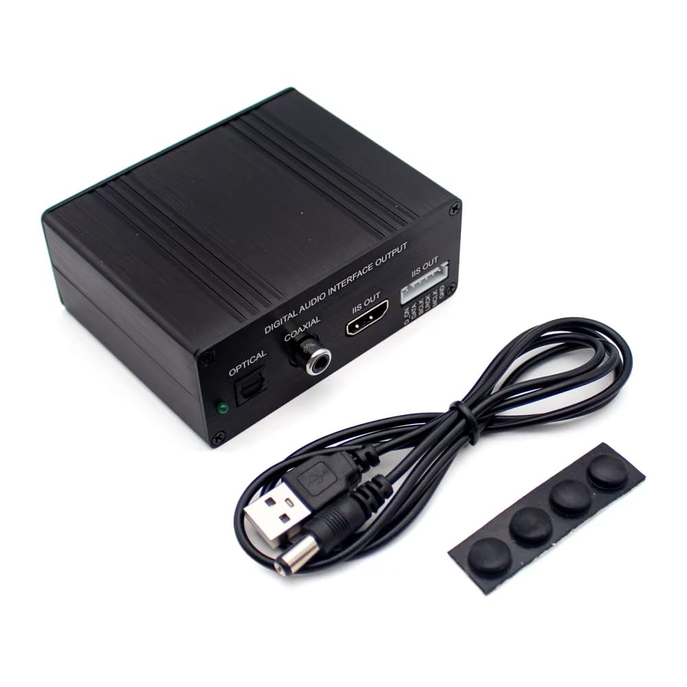 HDMI Audio Extractor Converter with I2S/DSD/Coaxial/Optical Output, 4K 3D MHL Support, HDMI I2S for DAC