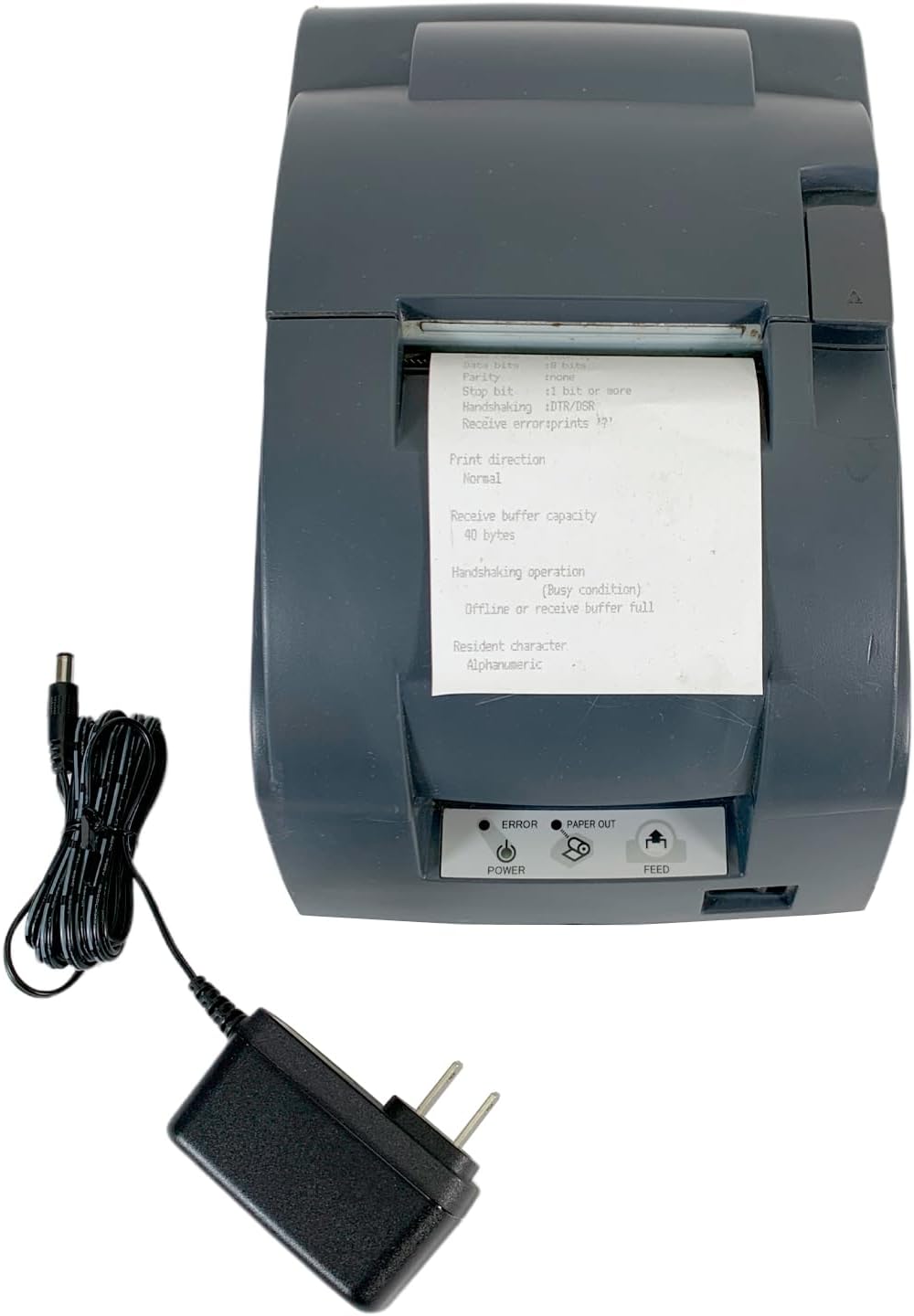 Epson TM-U220B M188B Dot Matrix POS Receipt Printer LAN USB Bundle with AC Adapter (Renewed)