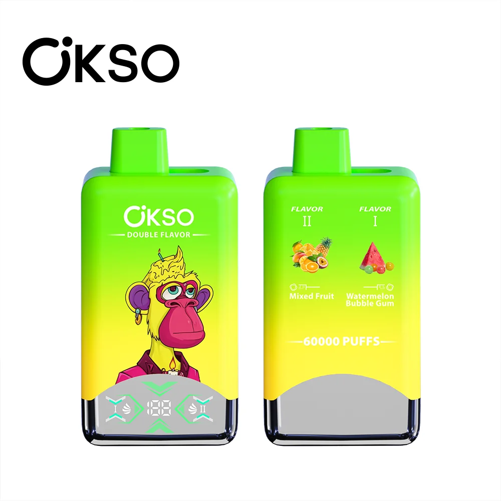 OKSO Double Flavor 60k Puffs 60000 Disposable Vape E-zigaretten