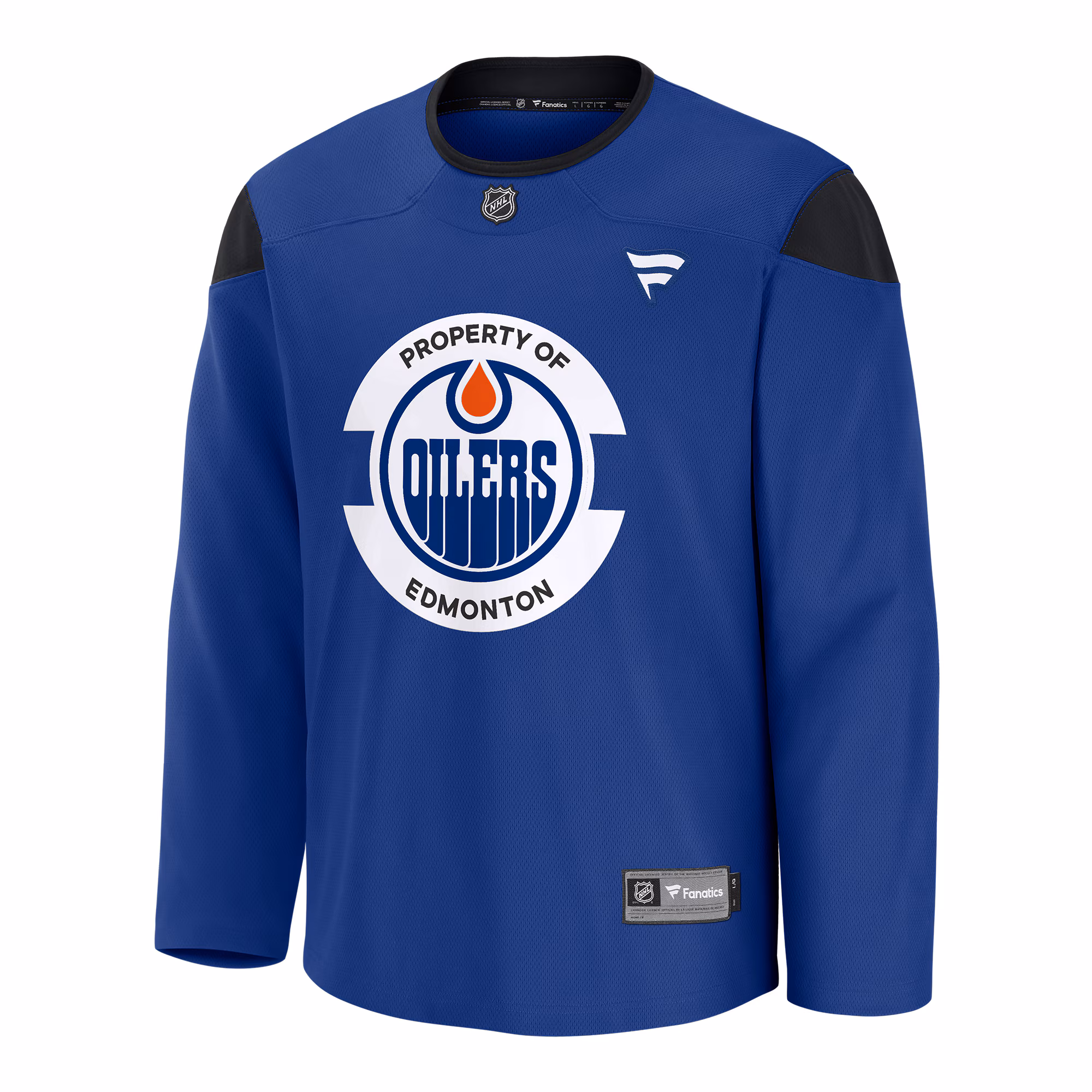 Edmonton Oilers Fanatics Practice Jersey - Royal