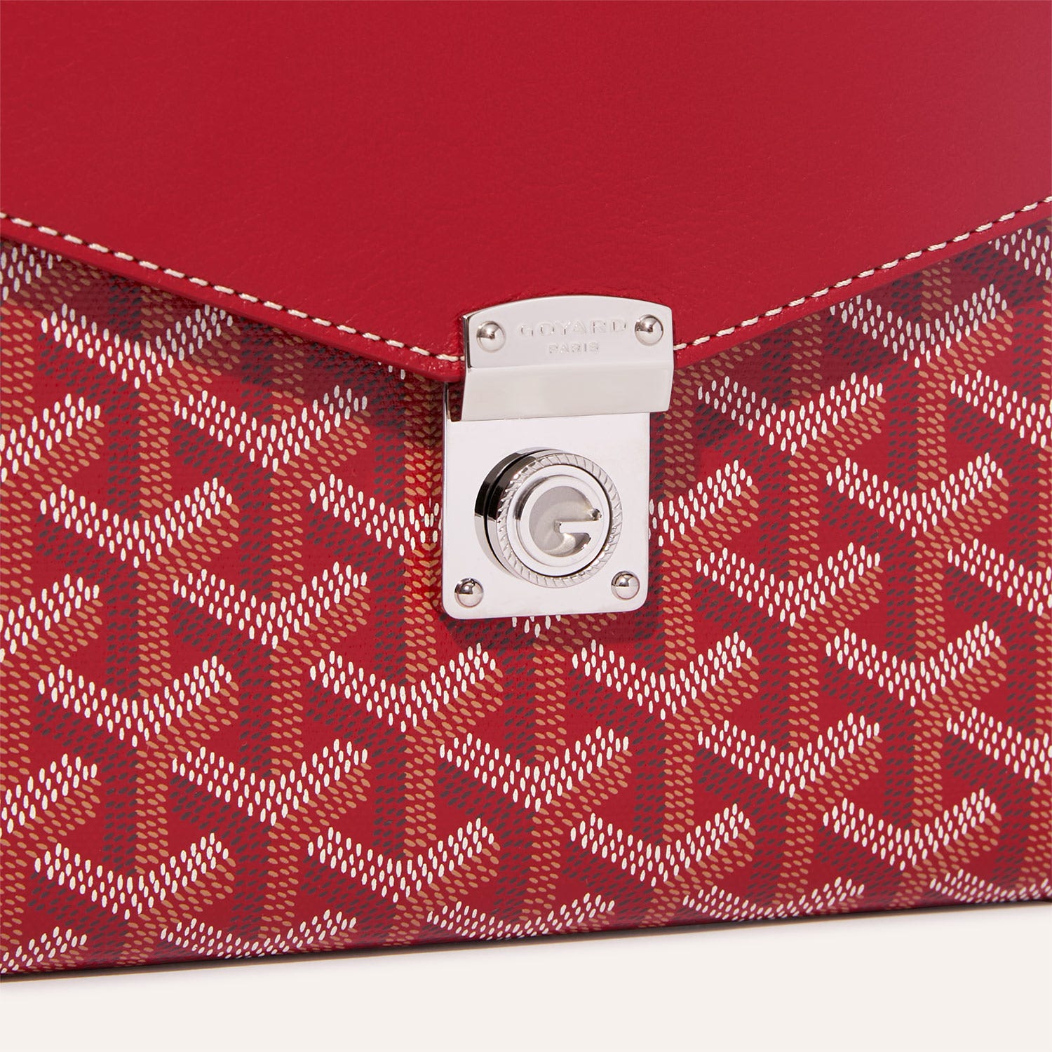 Chypre Wallet-Pouch Stripes and Initials