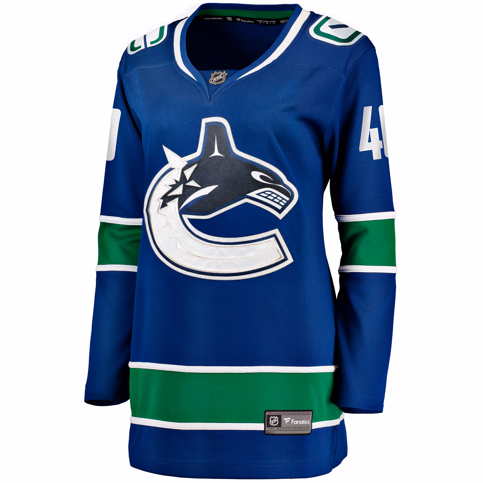 Elias Pettersson Vancouver Canucks Fanatics Women's Home Breakaway Player Jersey - Blue