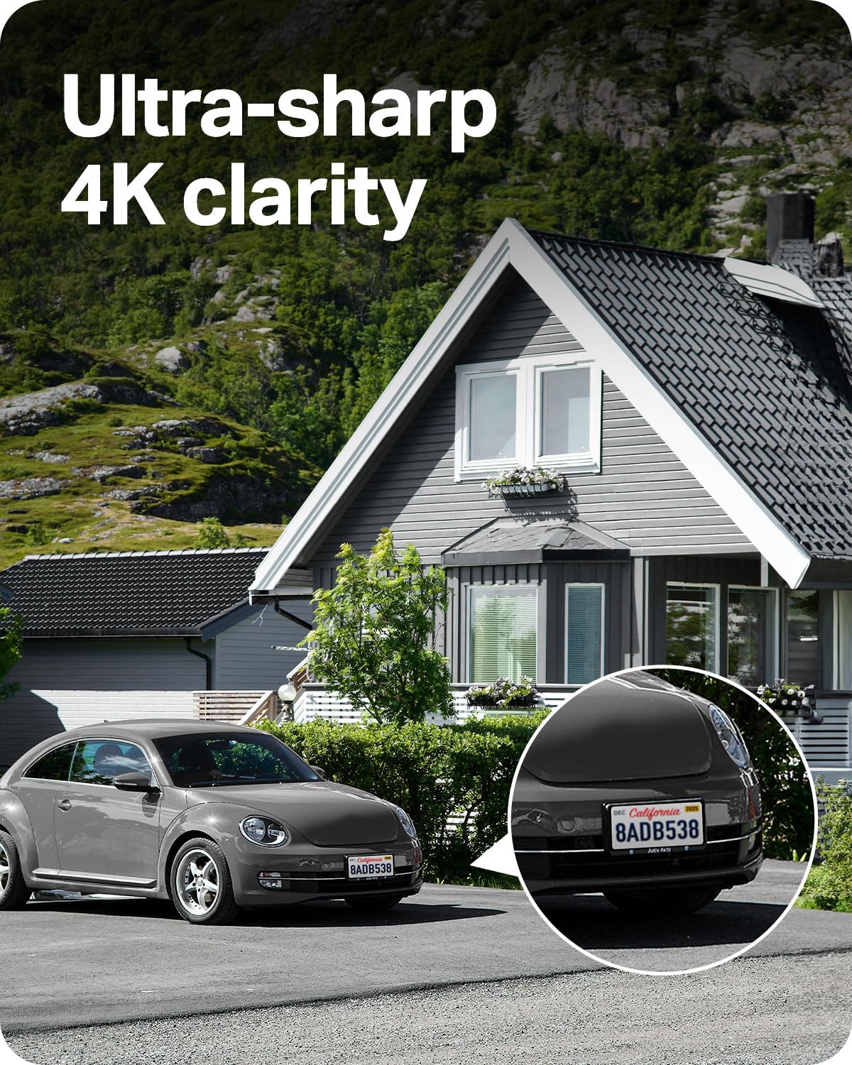 TAPO 4K Outdoor Pan/Tilt Wireless Security Camera - Solar Battery