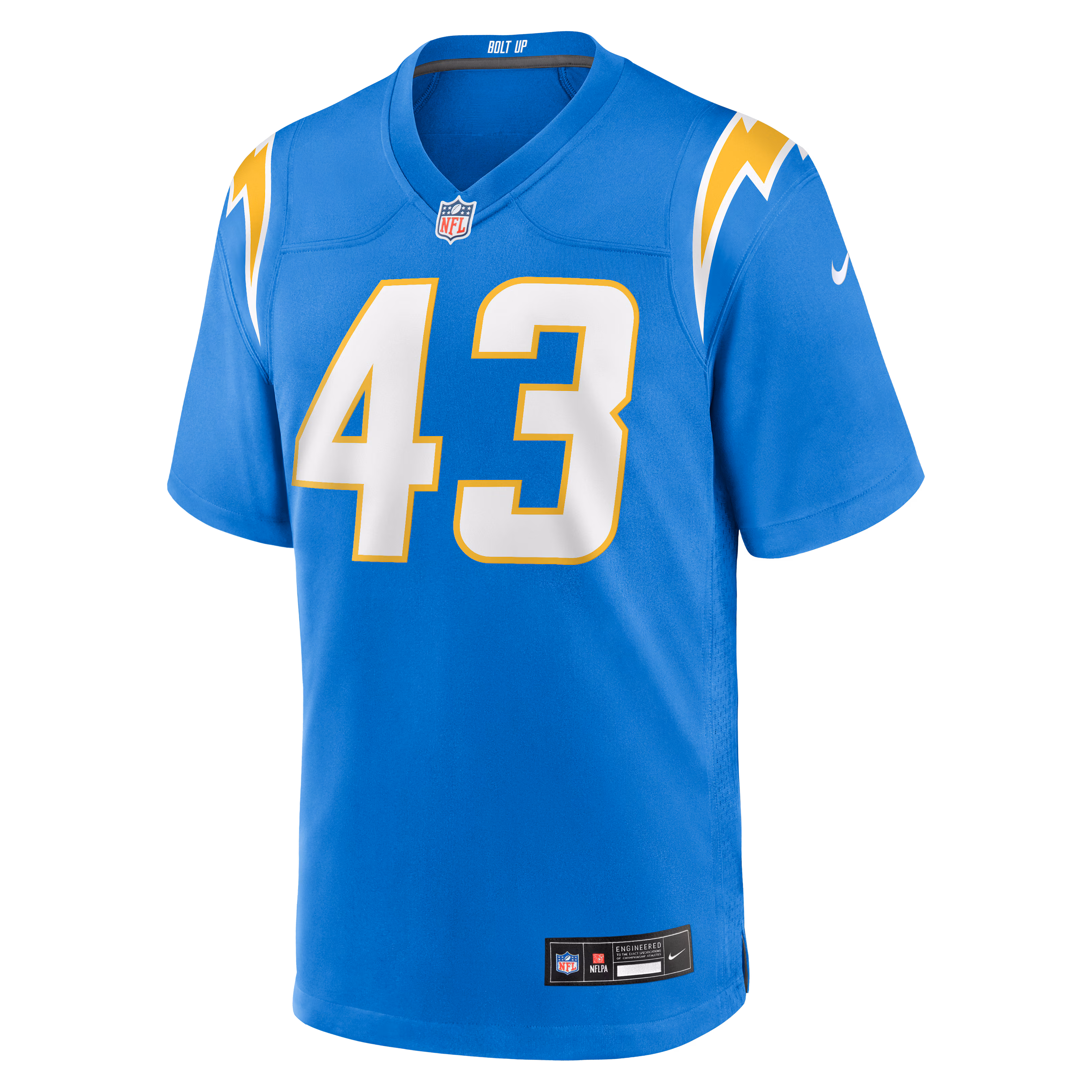 Troy Dye Los Angeles Chargers Nike  Game Jersey -  Powder Blue