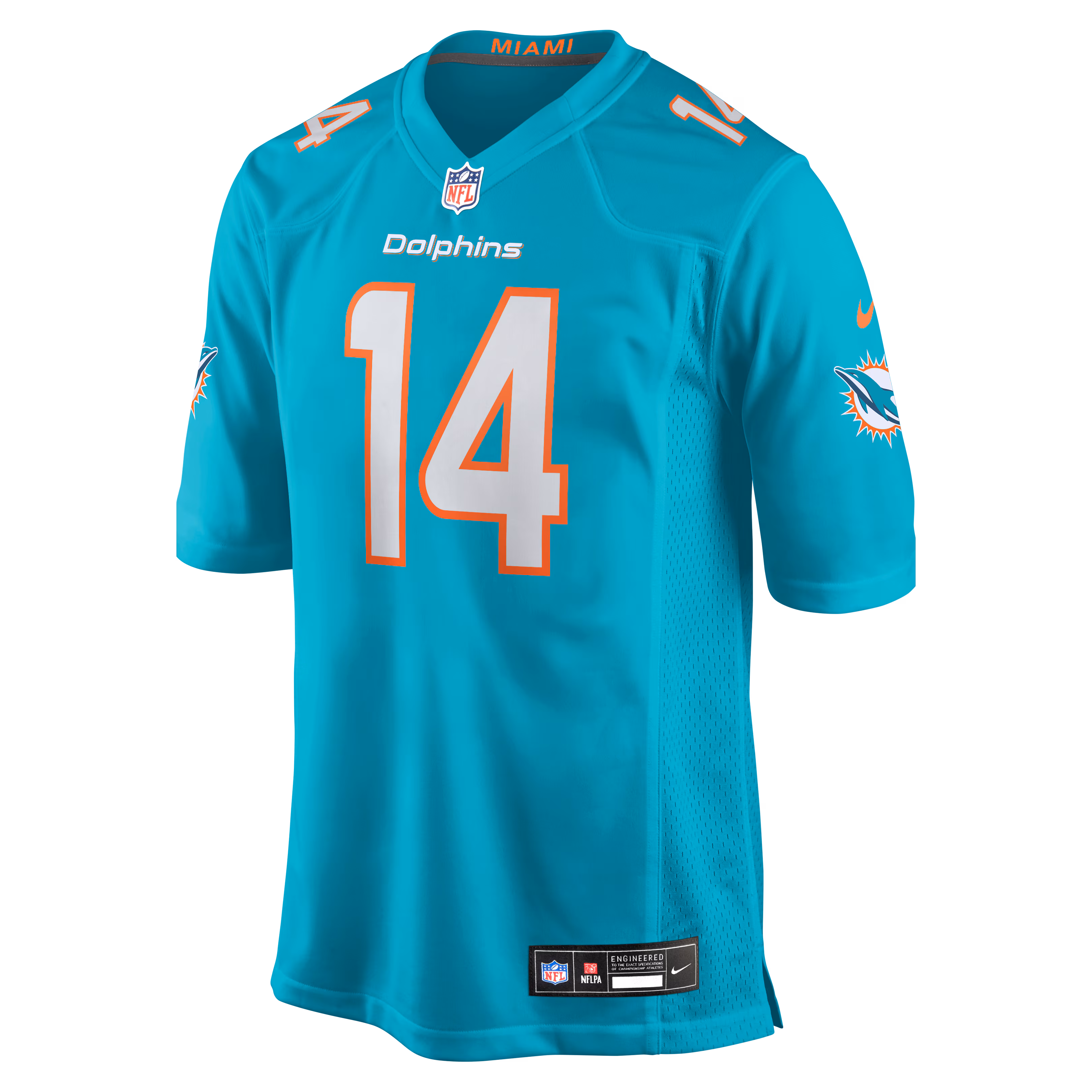 Quinn Ewers Miami Dolphins Nike Team Game Jersey -  Aqua