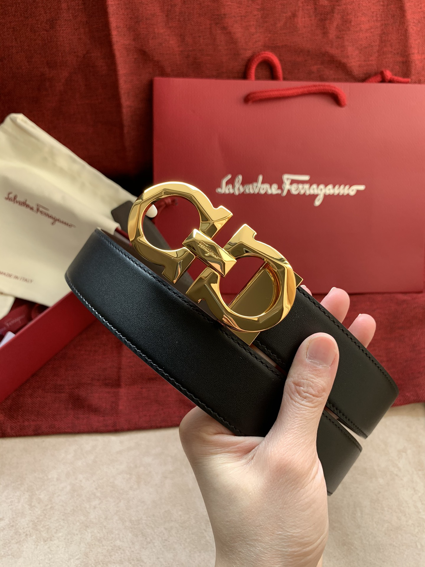 Ferragamo belt-123